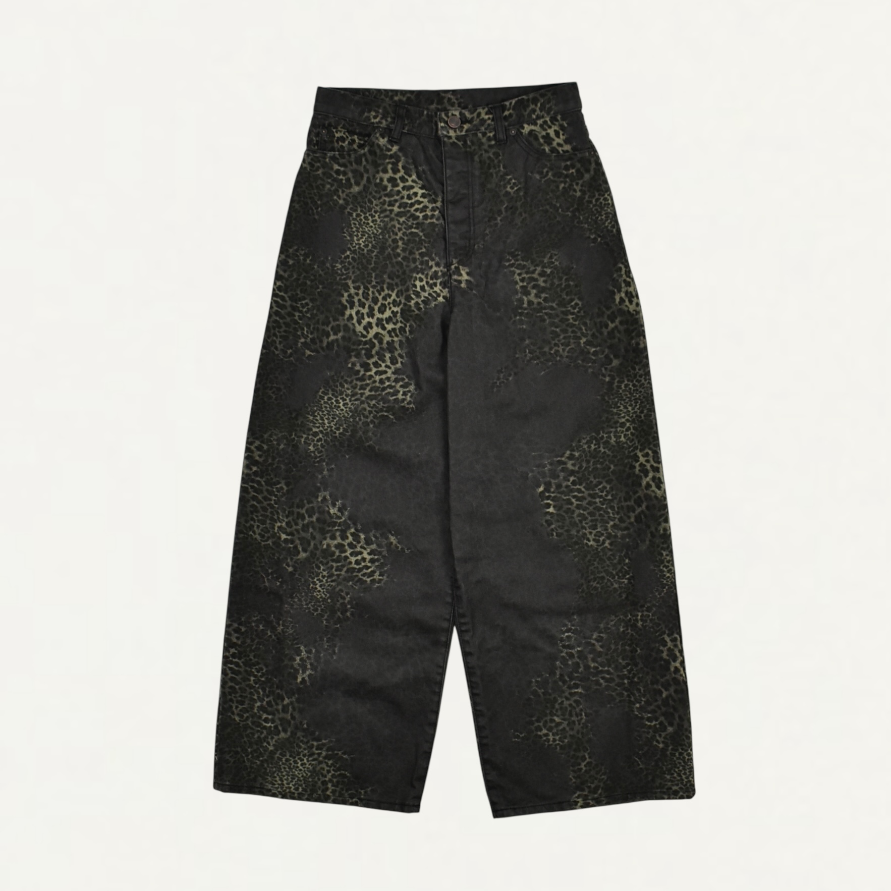 TAAKK WIDE 5-POCKET PANTS LEOPARD[TA25AW-PT143]