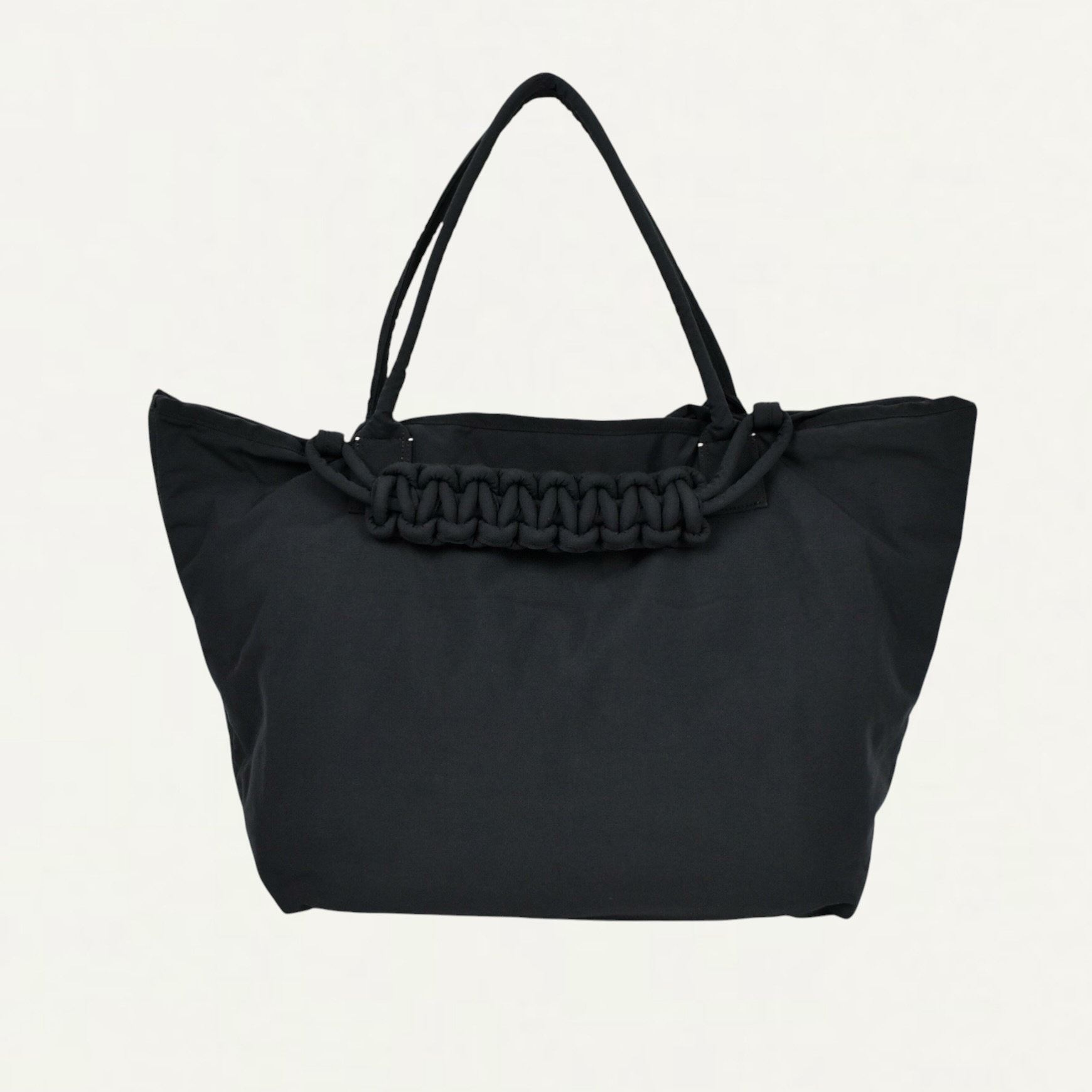 SAGAN Vienna Pazar Tote XL Charcoal black plant dyed nylon[NYP_XL]