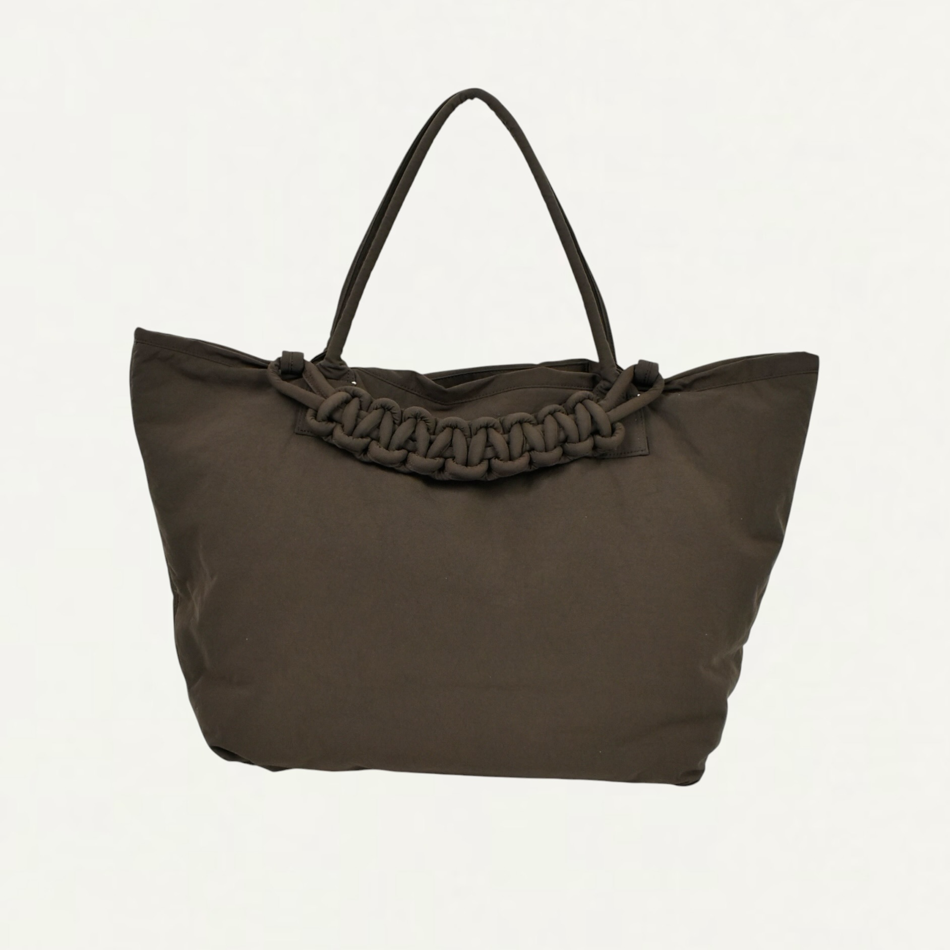 SAGAN Vienna Pazar Tote XL Brown plant dyed nylon[NYP_XL]