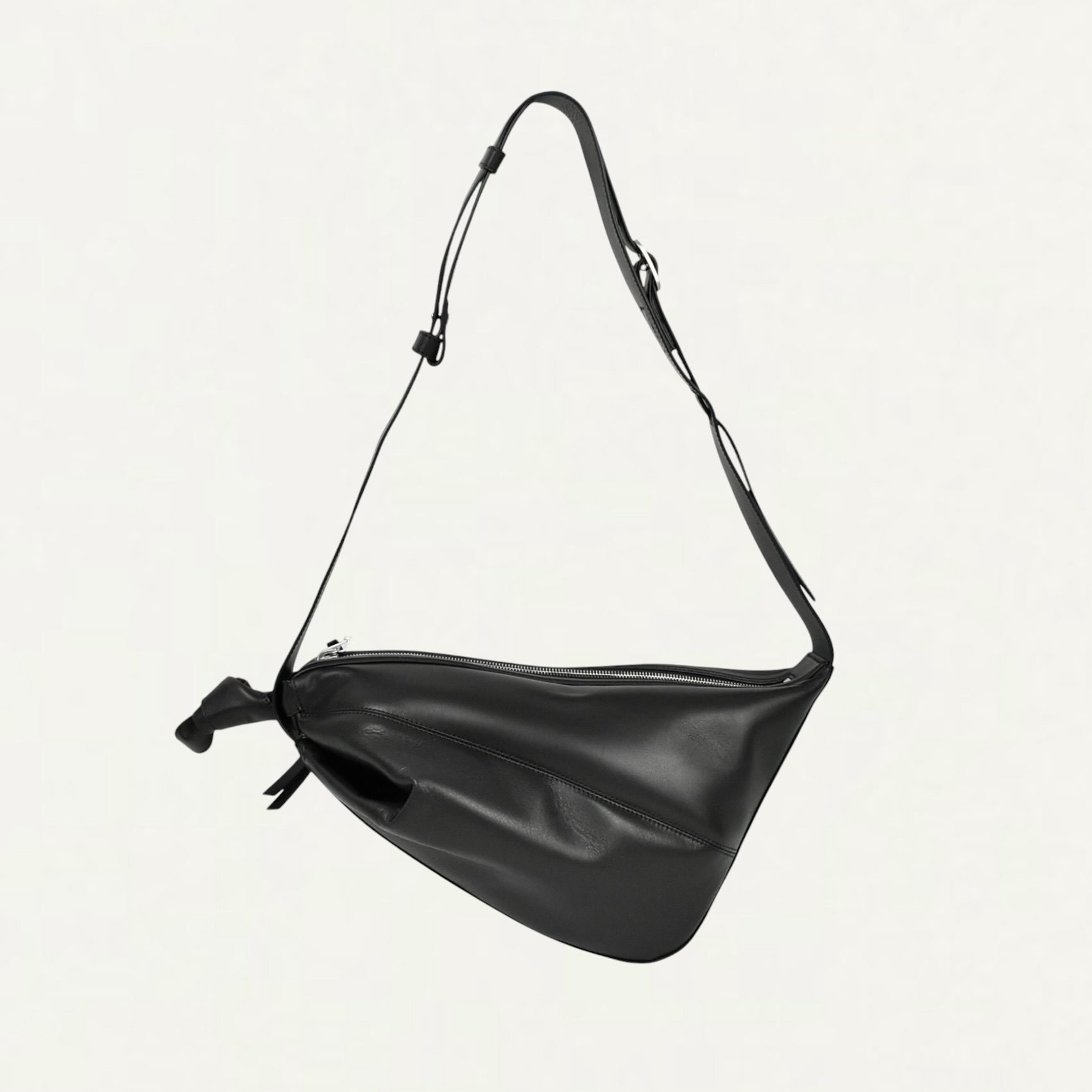 SAGAN Vienna Furoshiki Crossbody Bag M Black[FC_01MMB]