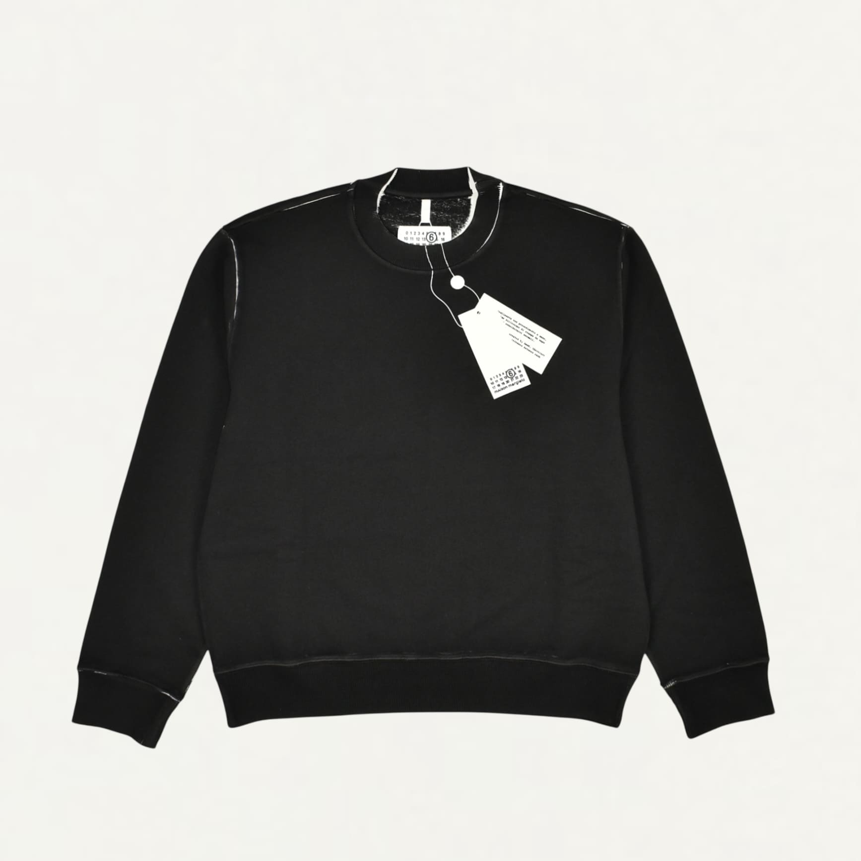 MM6 MAISON MARGIELA Trompe l'oeil Sweatshirt White[SH2GU0023]