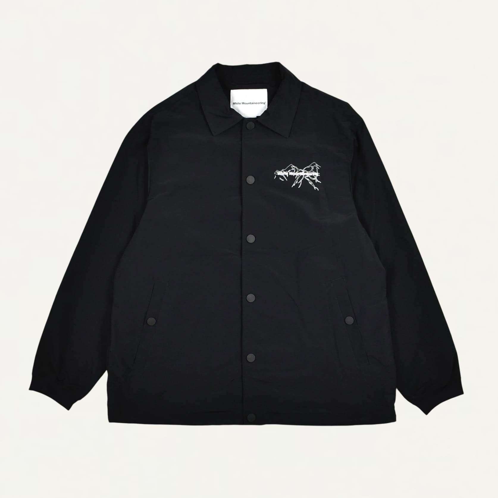 White Mountaineering WINDSTOPPER COACH JACKET BLACK[WM2573206]