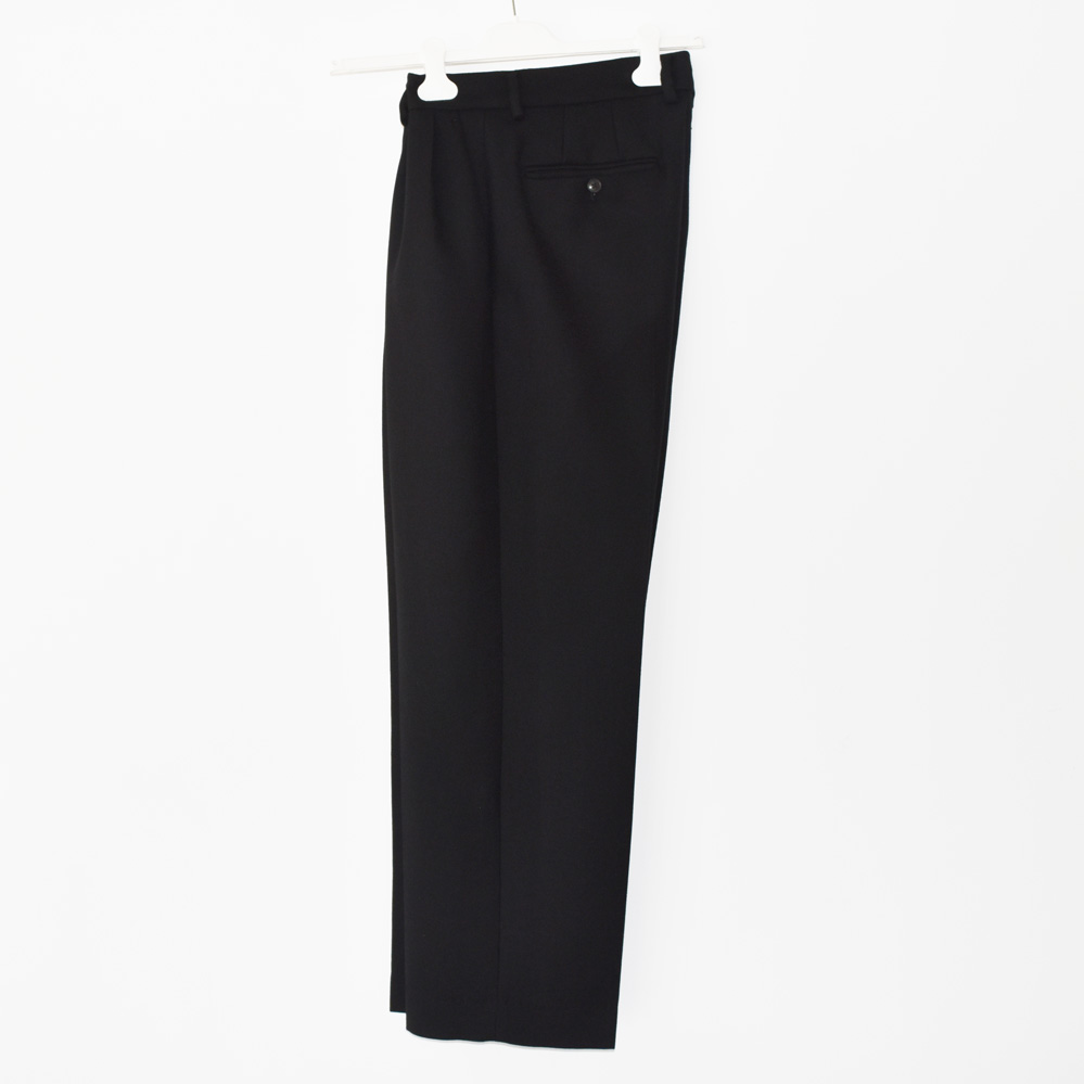 08sircus Twill double face 2tuck pants-04bk
