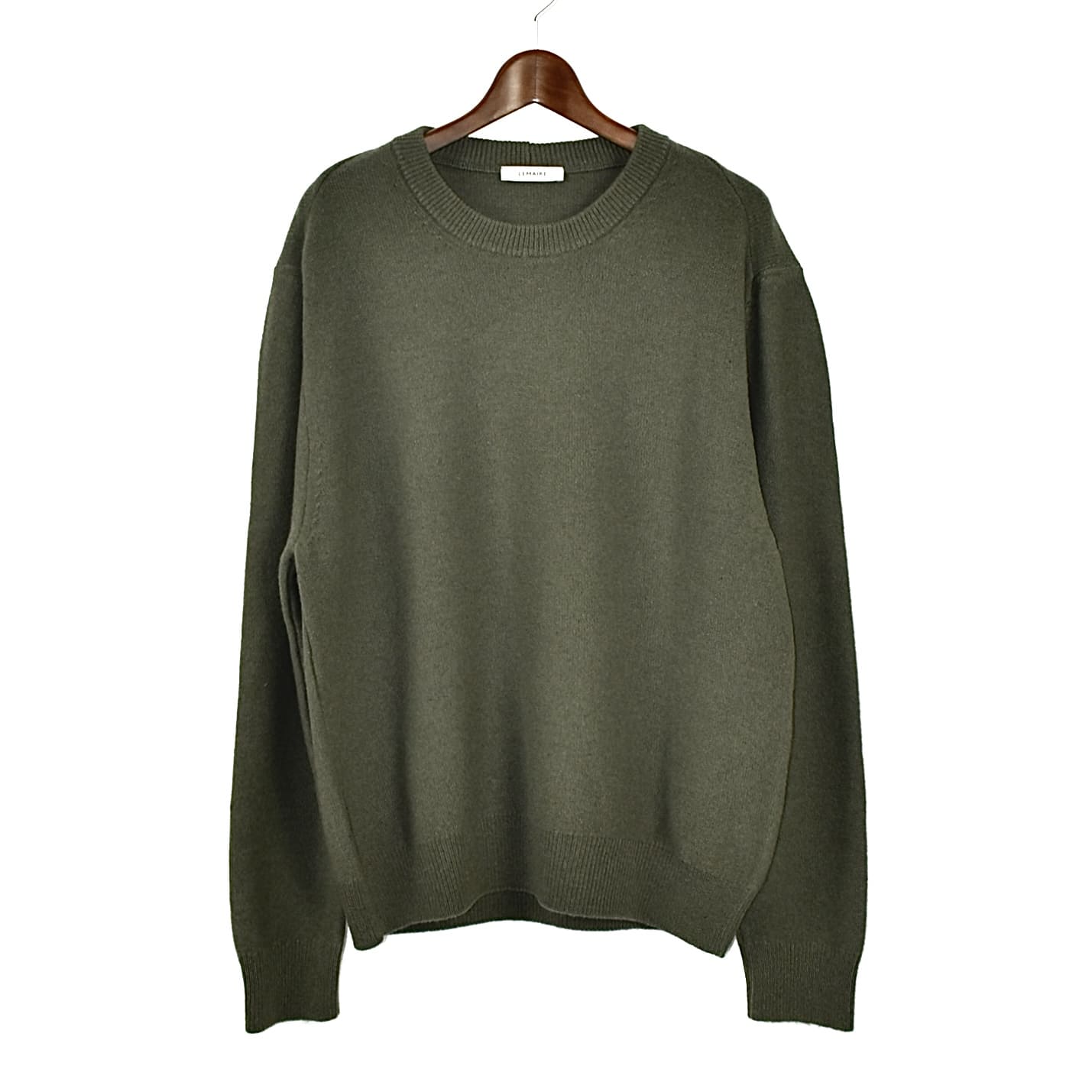 LEMAIRE CREW NECK JUMPER LIGHT MOSS[TO1254 LK1026]