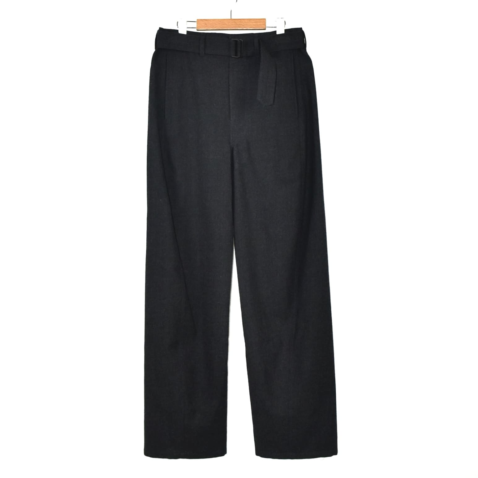 LEMAIRE BELTED TWISTED TAILORED PANTS ANTHRACITE / GREY[PA1158 LF1302]