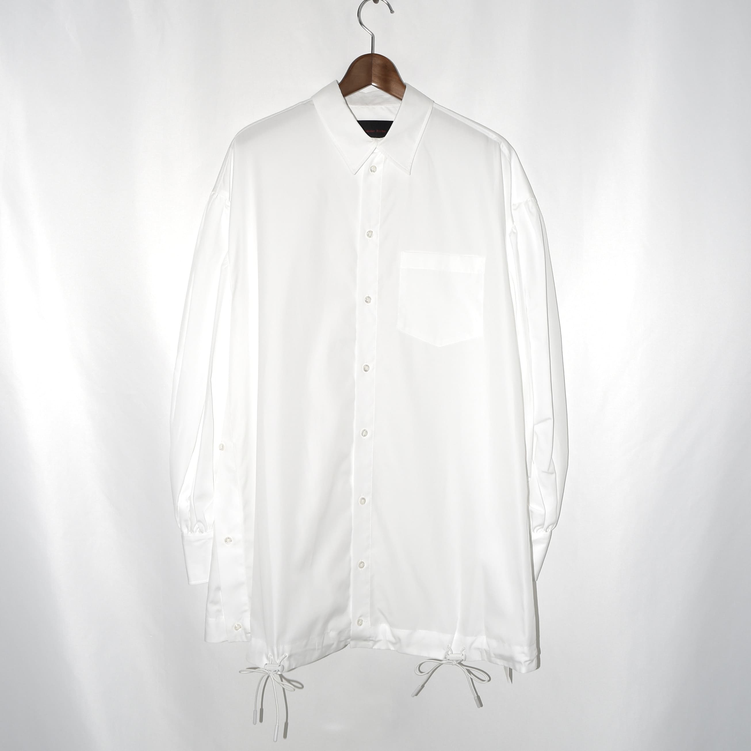 Simone Rocha PUFF SLEEVE SHIRT JACKET W/BUTTON PLACKET DETEAL WHITE[5291 1025]