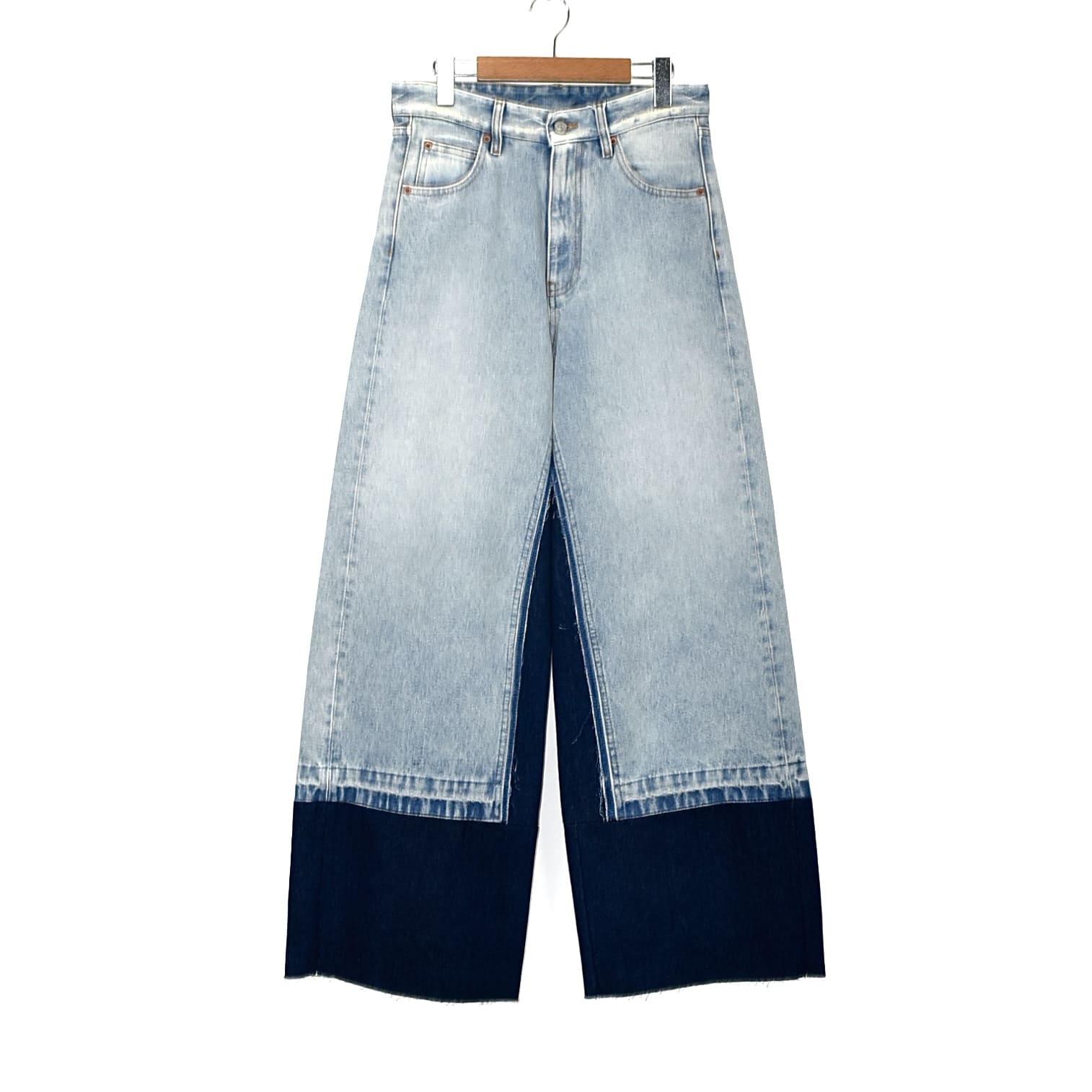 MM6 MAISON MARGIELA Trompe l’oeil baggy denim pants[SH2LA0010]