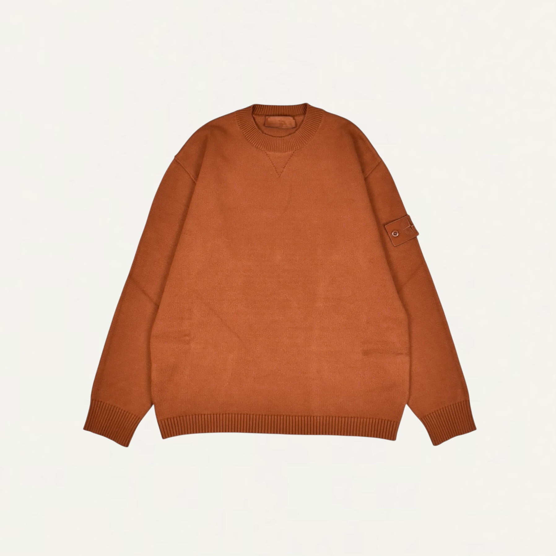 STONE ISLAND GHOST KNIT SWEATER BROWN[S15-51000-37]