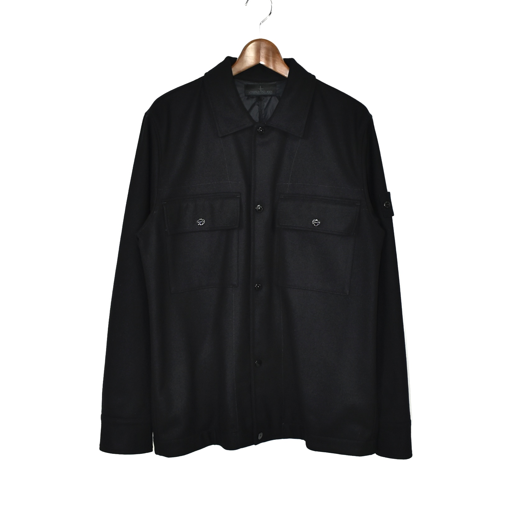 STONE ISLAND Ghost Pieces Padded Overshirt with Anti-Drop and Snaps[8115120F4]