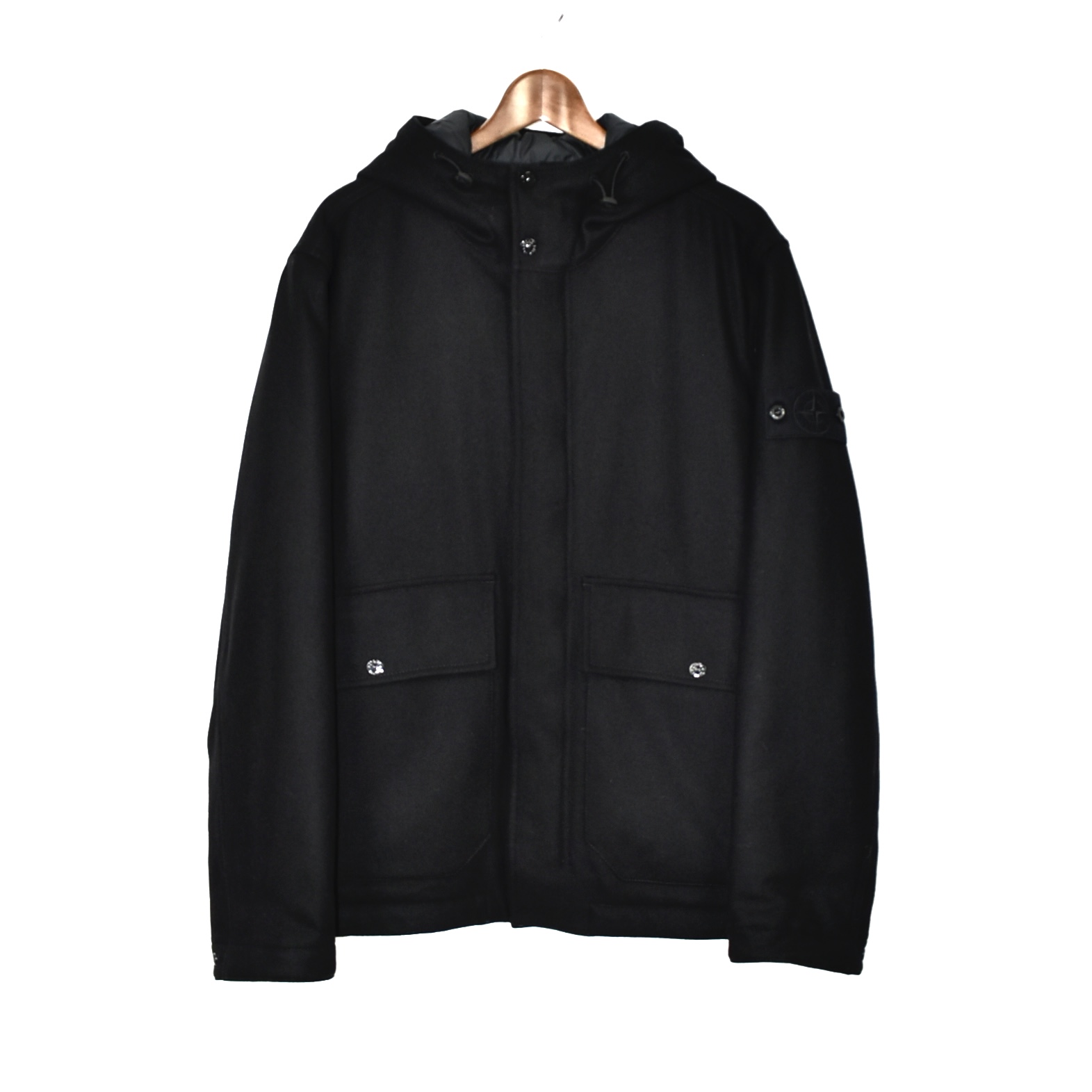 STONE ISLAND Ghost Pieces Jacket with Protective Hood and Anti-Drop[8115454F4]