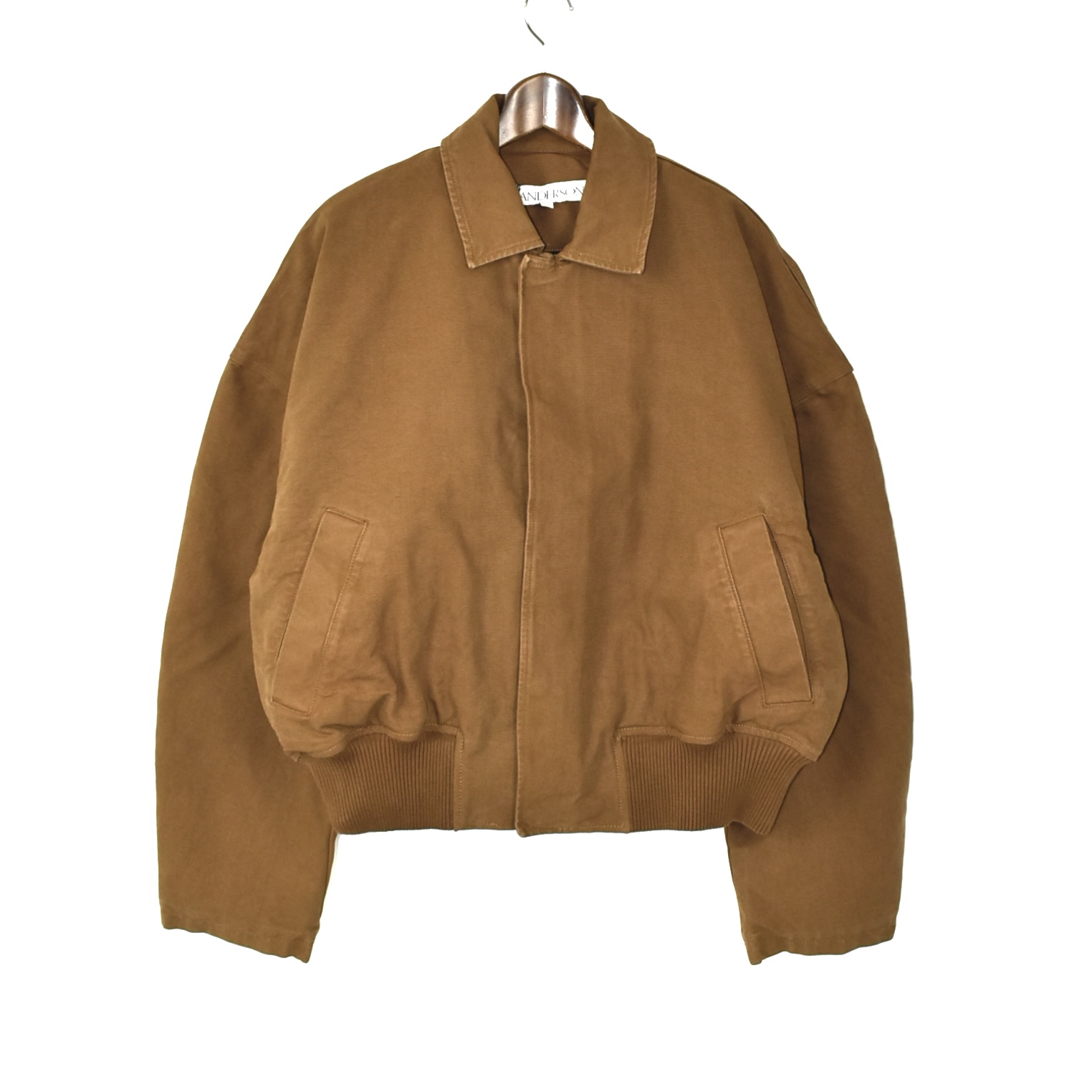 JW ANDERSON COTTON CANVAS BLOUSON TOBACCO[596-30012007]