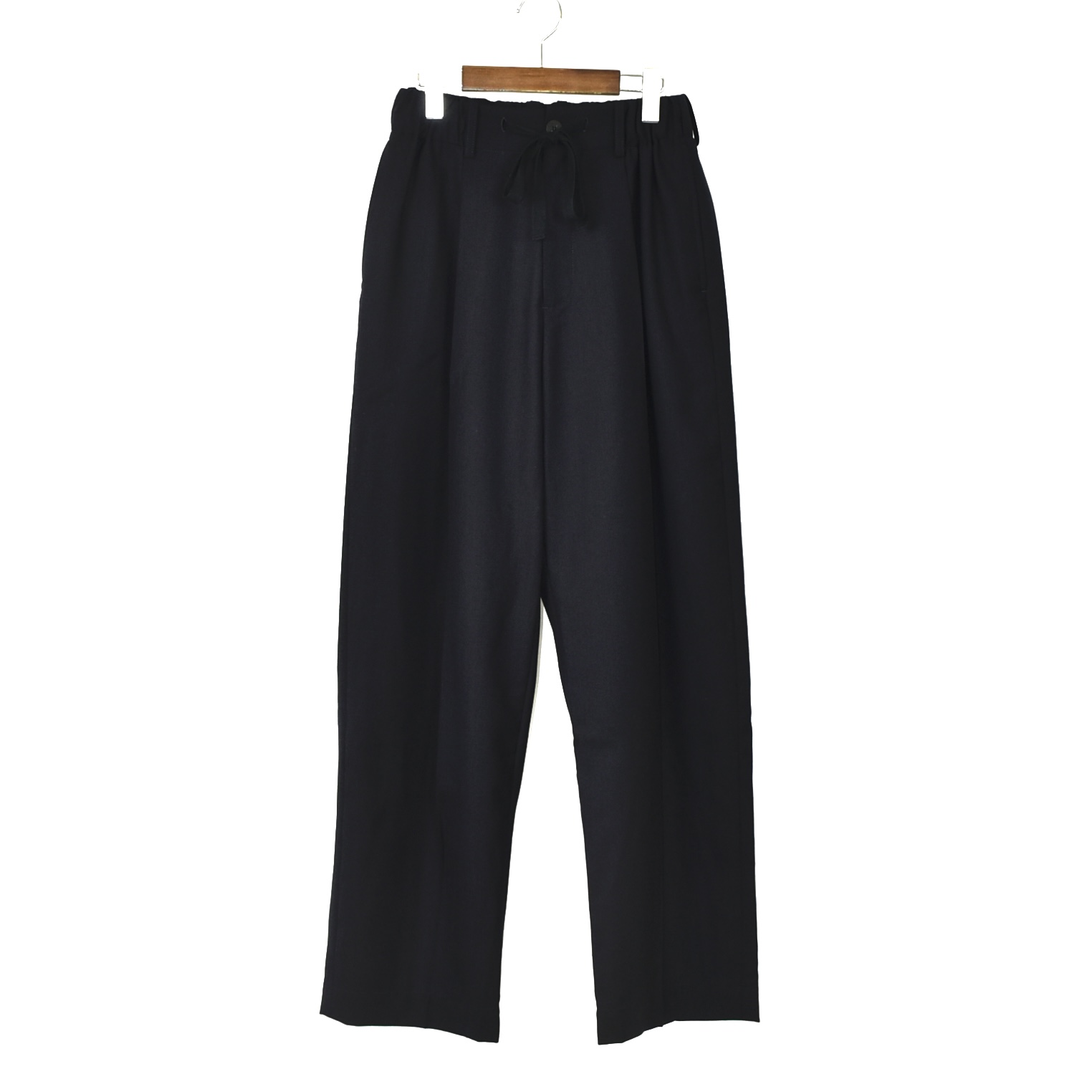 STUDIO NICHOLSON DRAWCORD PANT NAVY[NOAM SNM-1186]