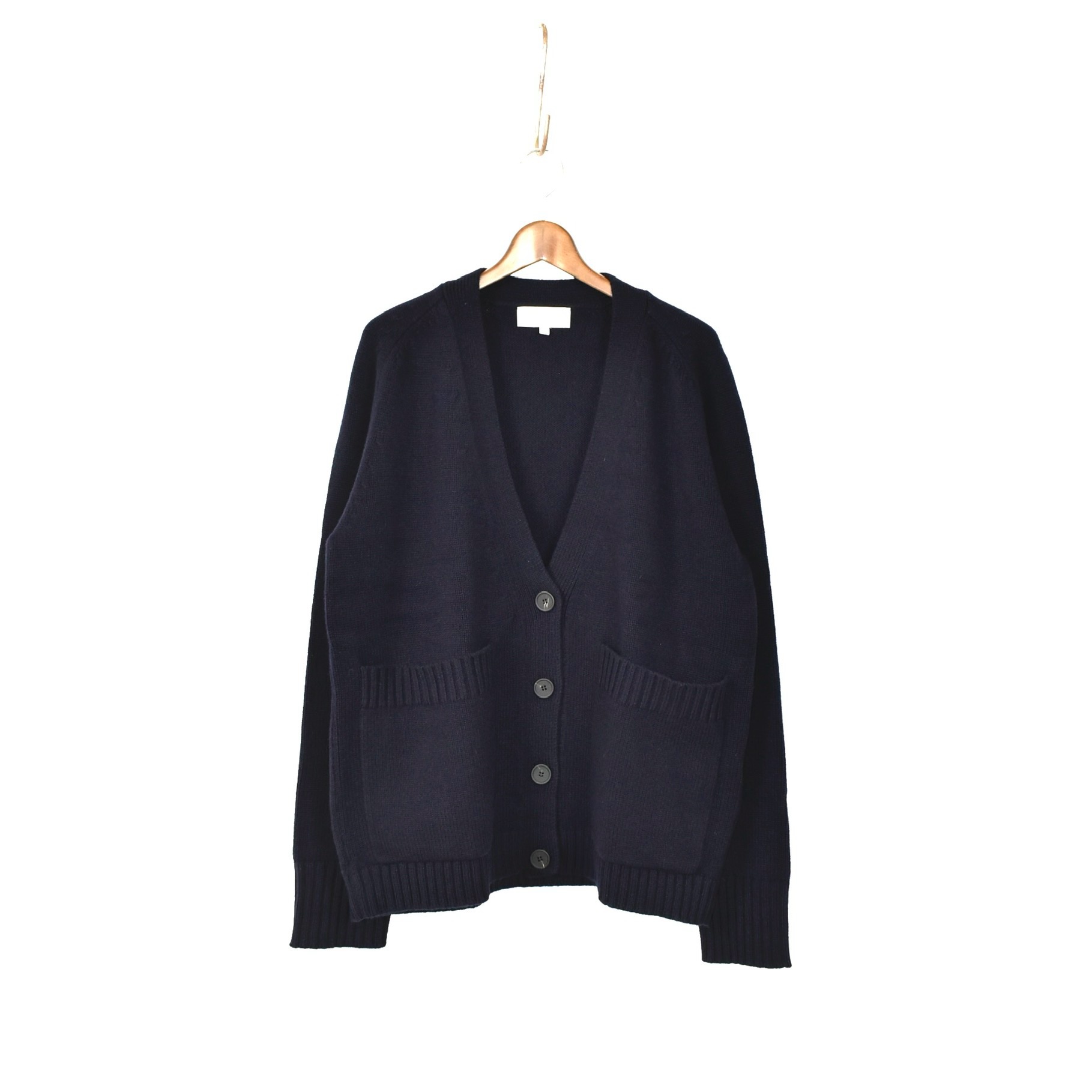 STUDIO NICHOLSON 5GG CARDIGAN DAKEST NAVY[SEN SNM-049]