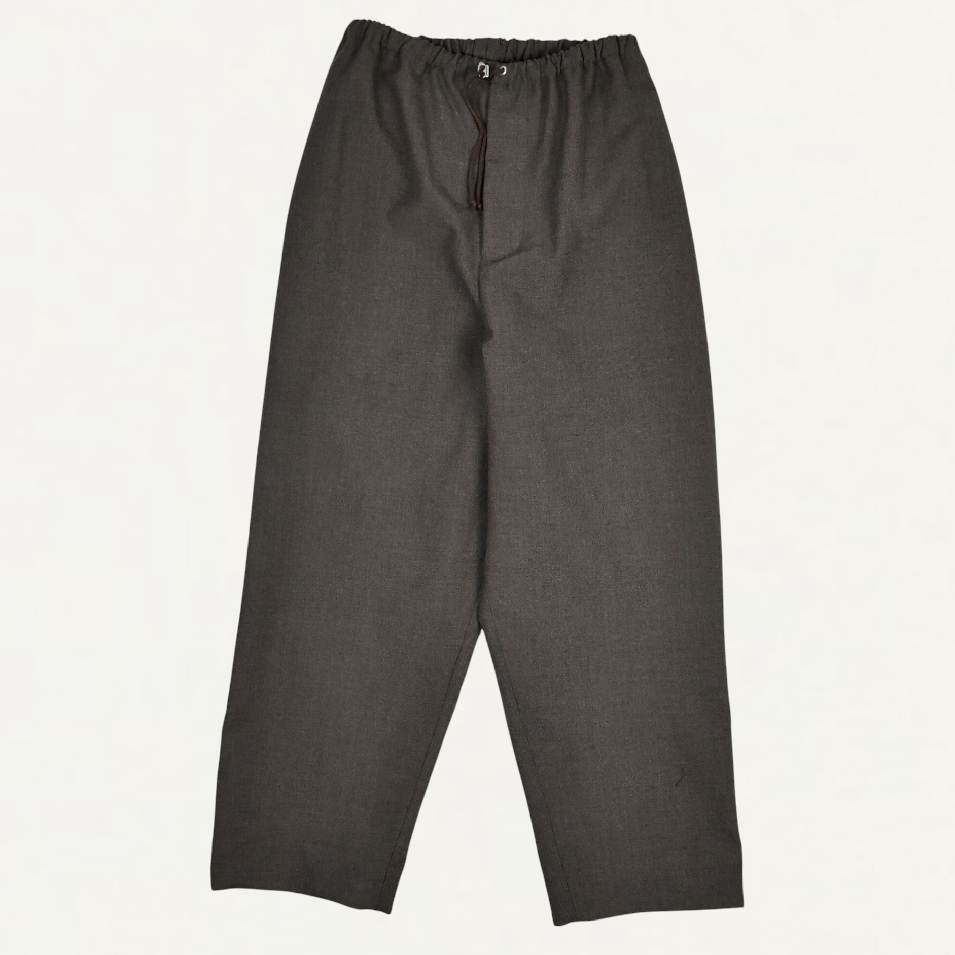 Camiel Fortgens Simple Pants Big Weave Wool Brown[CF.22.06.02.01]