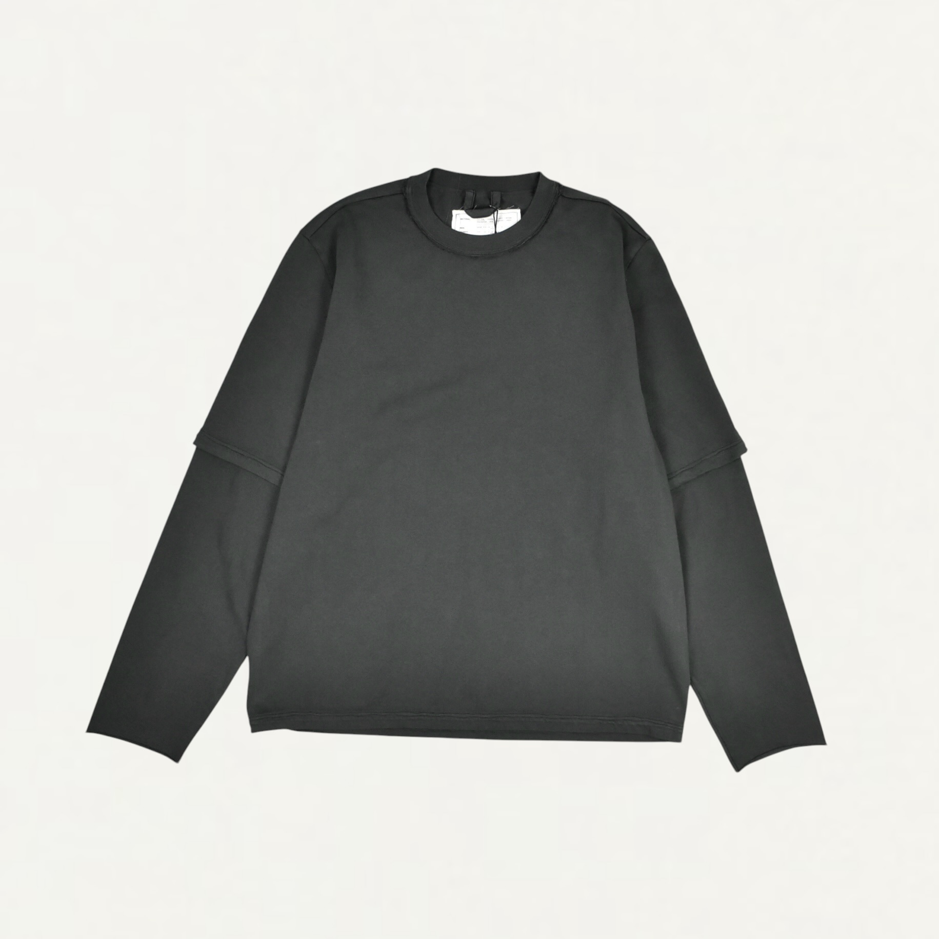 Camiel Fortgens Double Sleeve Big Tee Heavy Jersey Dark Grey[CF.22.01.06.01]