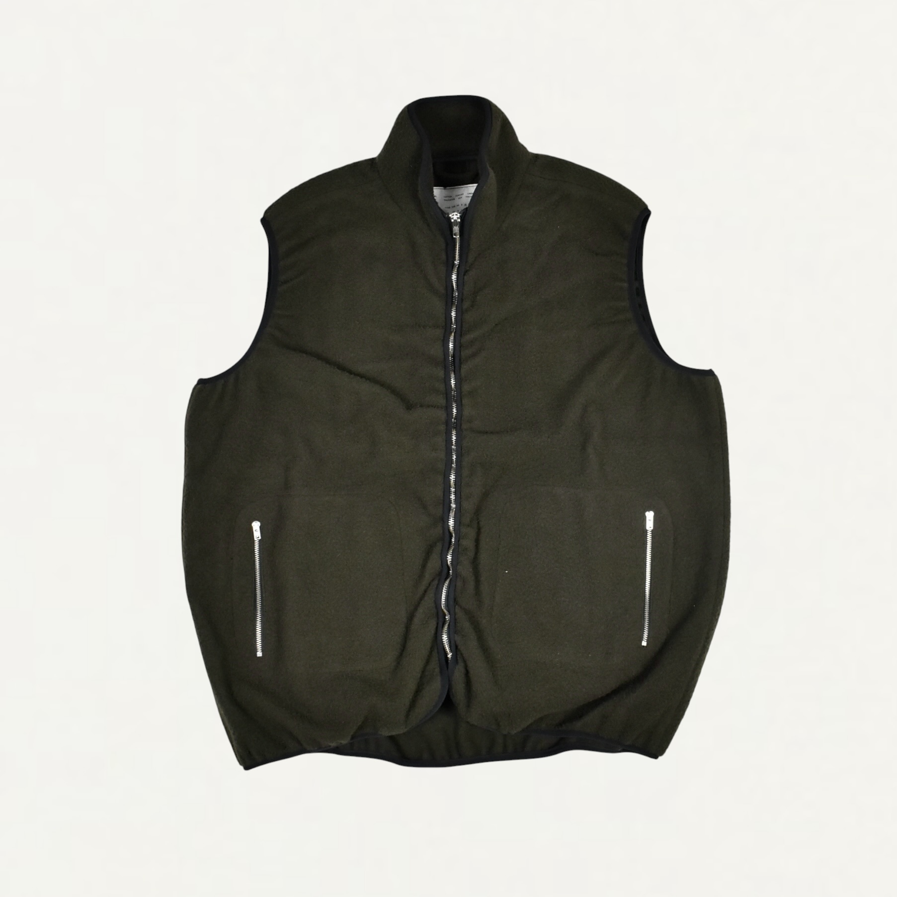 Camiel Fortgens Fleece Vest Pilled Wool Fleece Green[CF.22.05.04.02]