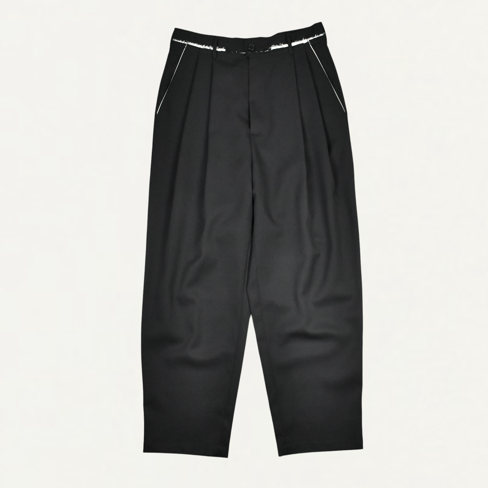 Camiel Fortgens Suit Pants Wool Twill Black[CF.22.06.04.01]