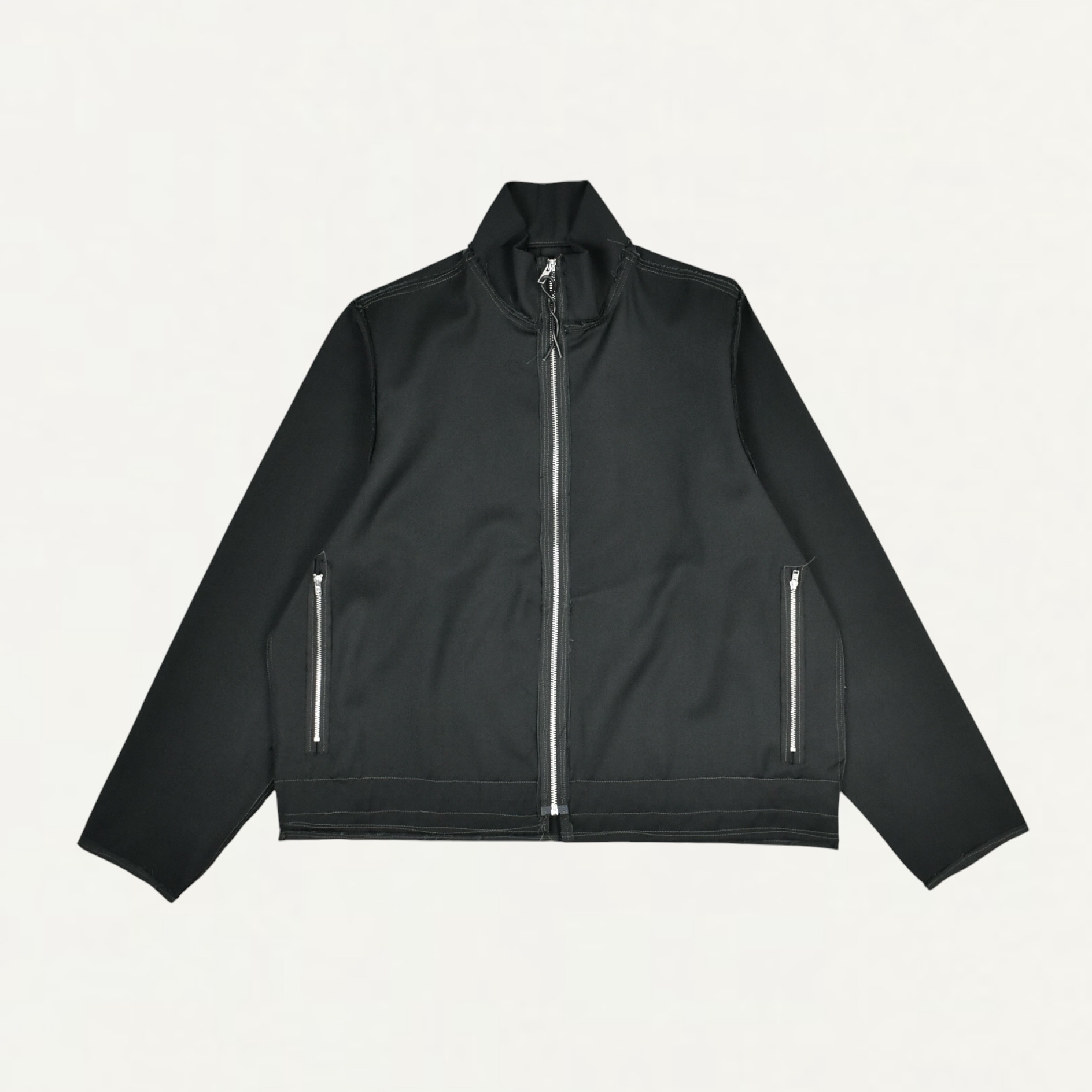 Camiel Fortgens Track Jacket Wool Twill Grey[CF.22.09.01.03]