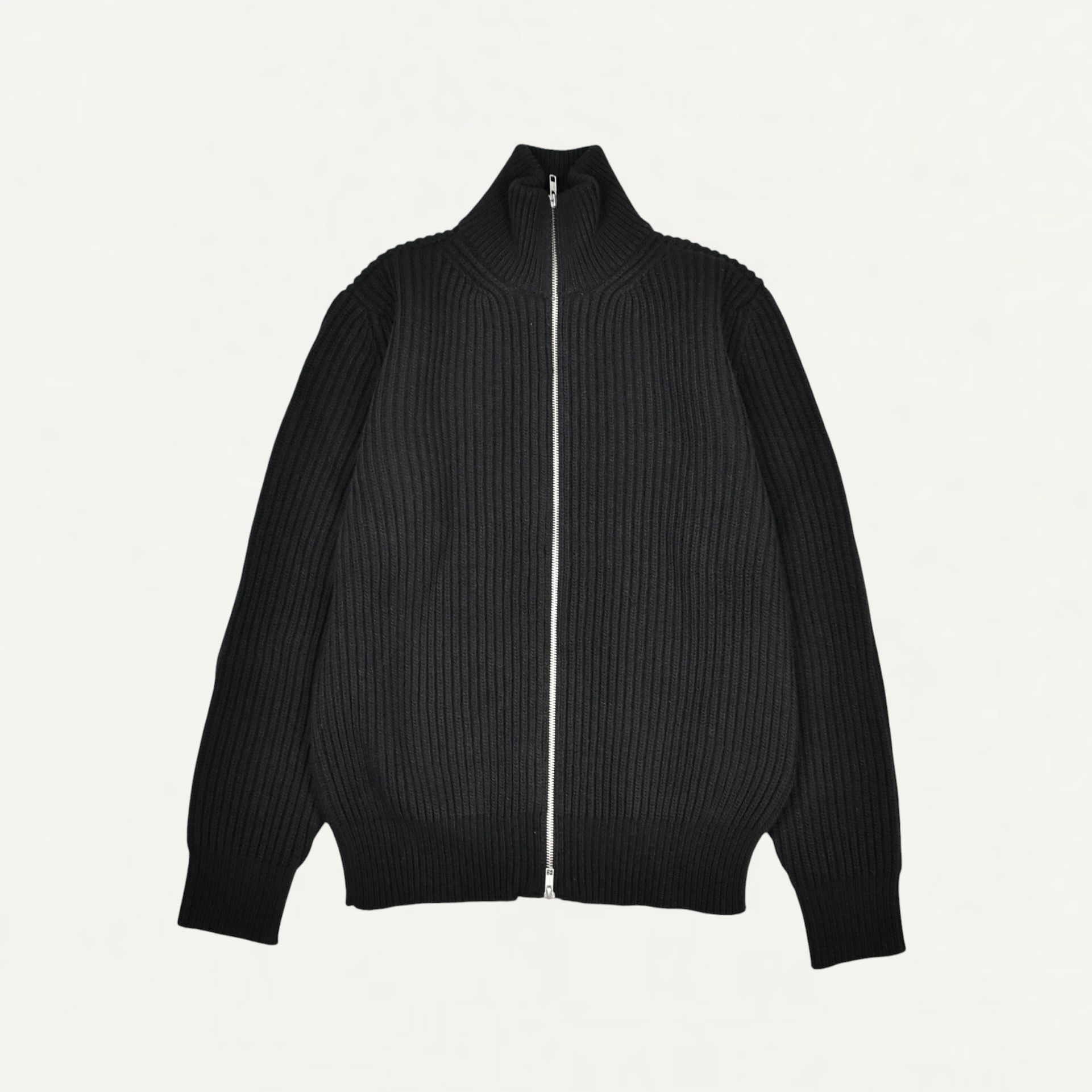 MM6 MAISON MARGIELA Ribbed knit jacket Black[SH0AM0095]