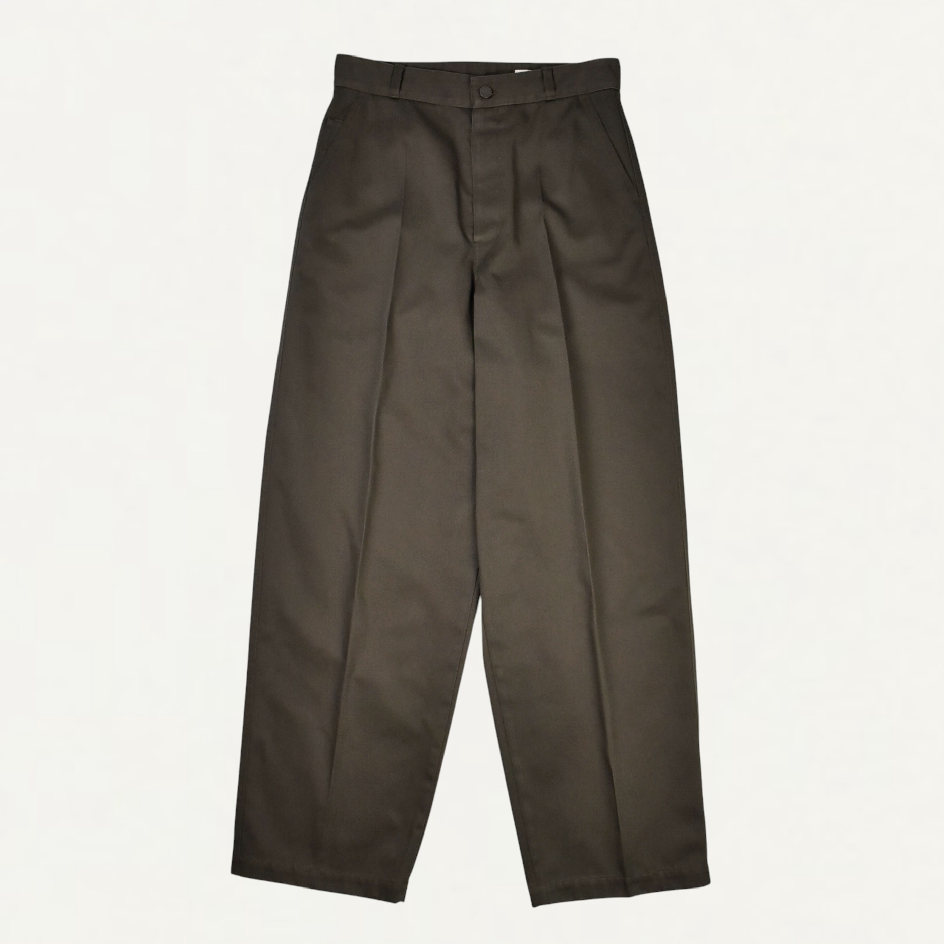 LEMAIRE BARREL PANTS IN COTTON TWILL BLEND CAROB[PA1330 LF1620]