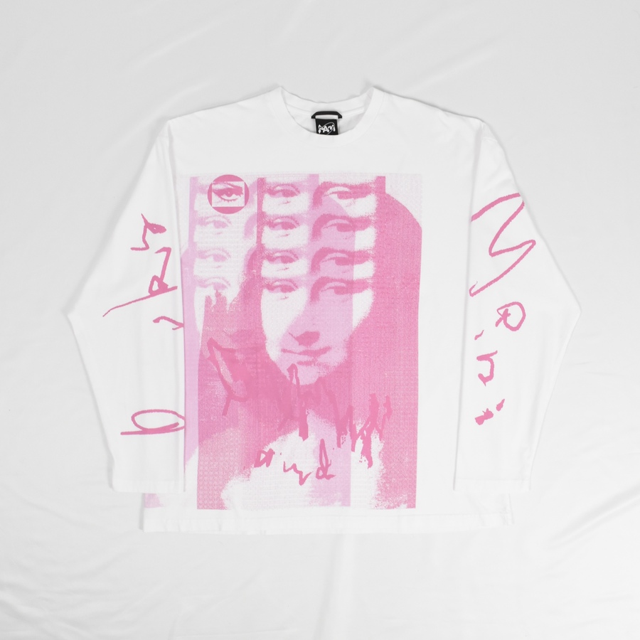 PAM GAZE OVERSIZED LS TEE [White]