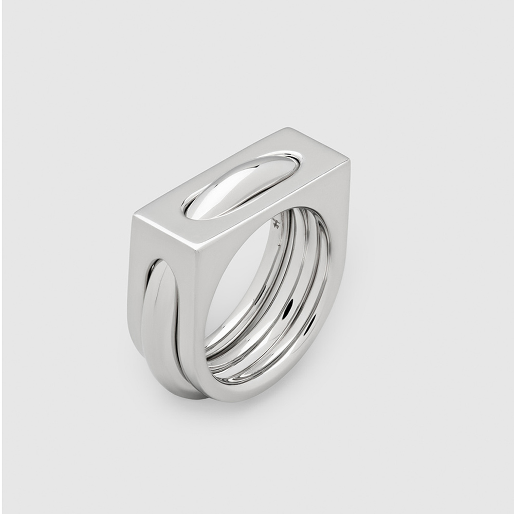 TOMWOOD Cage band Silver Cage Ring Single[R10111NA01S925/SIL]