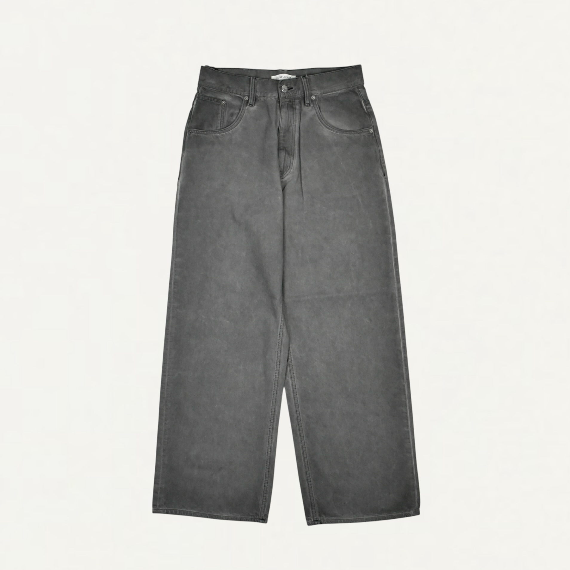 SUNFLOWER Super Wide Cinch Denim Grey Fog[5204]