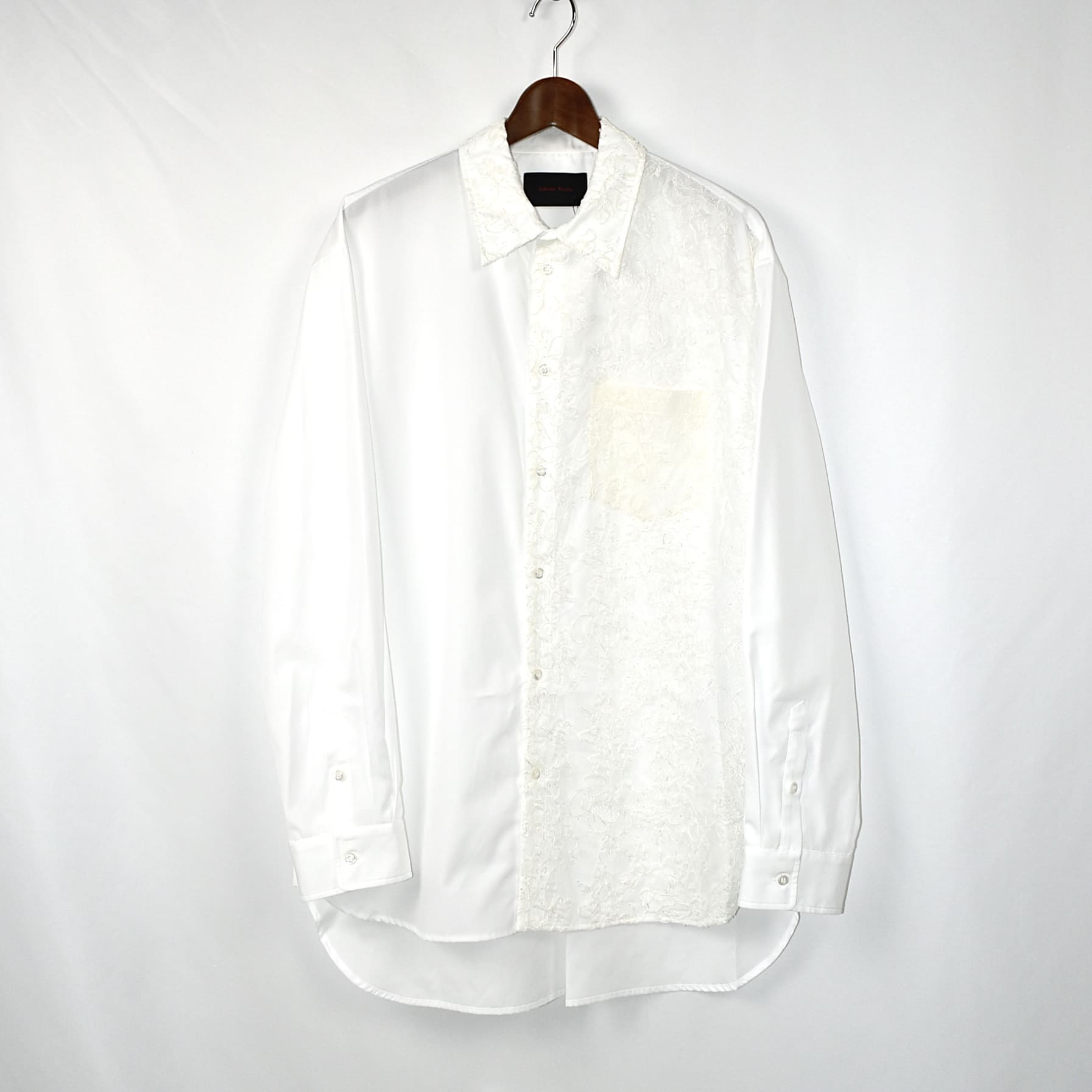 Simone Rocha LACE PANELED EASY SHIRT WHITE[5354 1025]