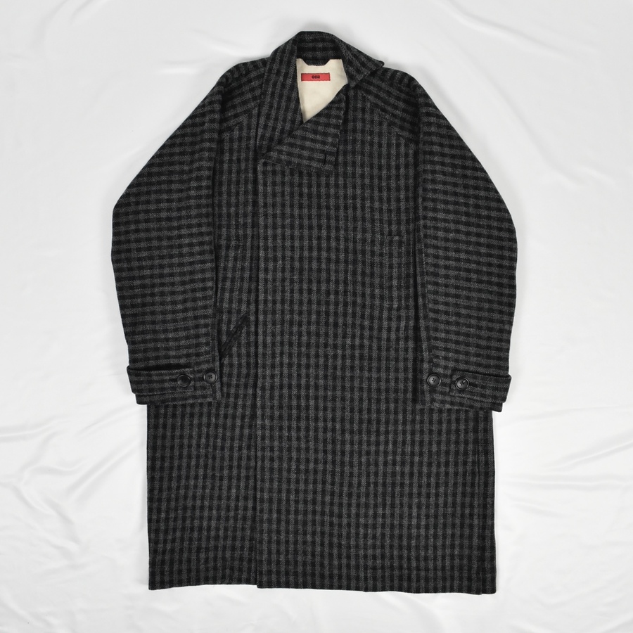 Oira TIETAN COAT [Black Check]