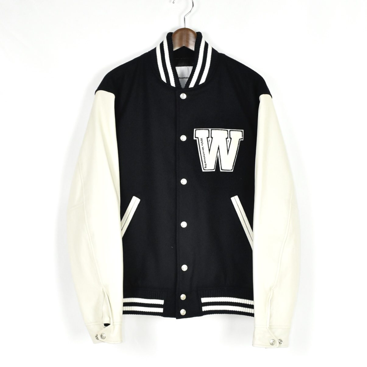 White Mountaineering WM × Schott VARSITY JACKET NAVY[WM2473213]