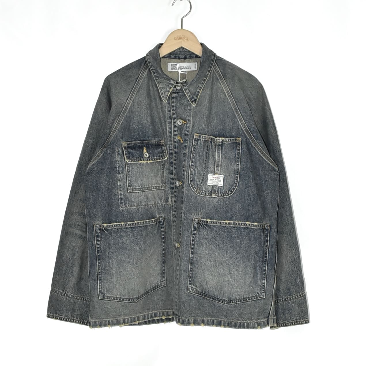 DAIRIKU Vintage Cover All Indigo[24AW D-1]