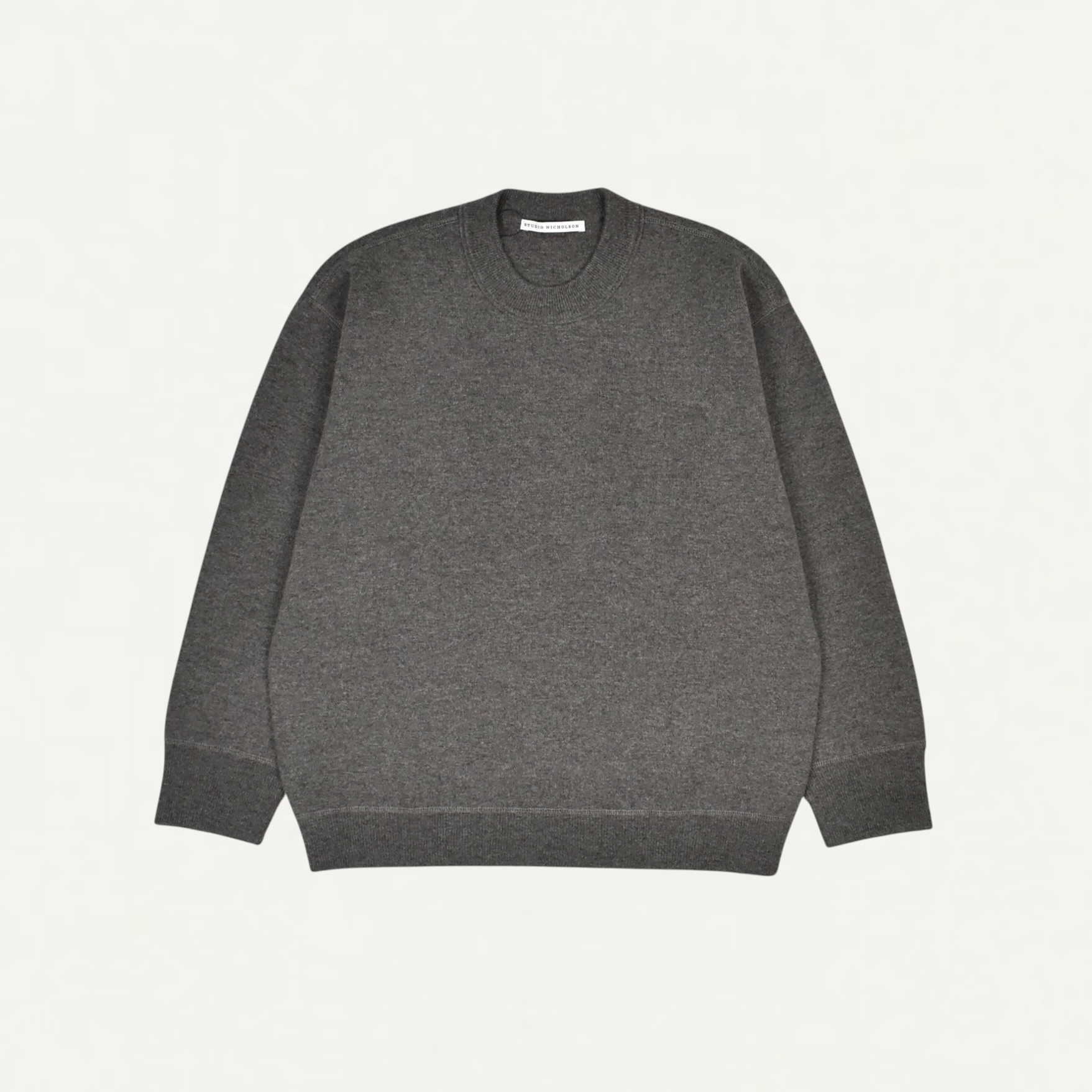 STUDIO NICHOLSON MORAY KNIT IN MOUSE[MORAY SNM-1494]