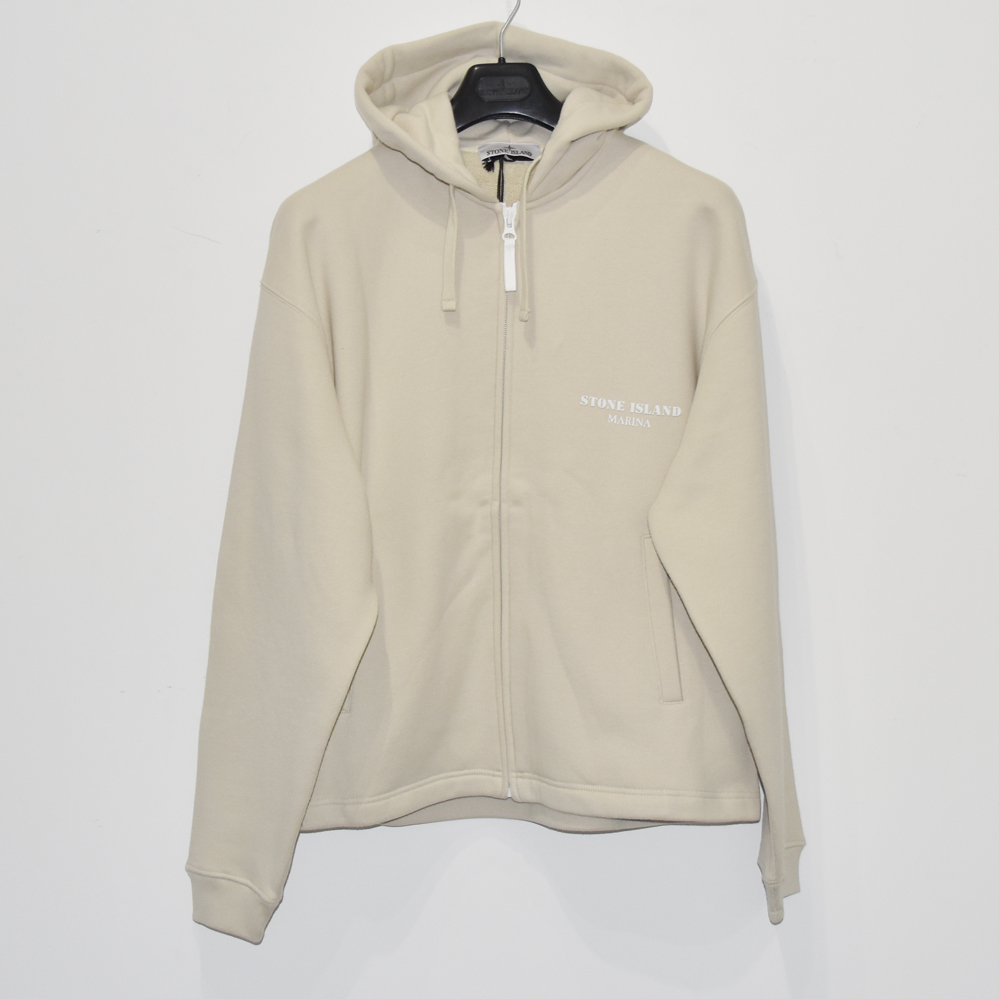 STONE ISLAND S.I.MARINA SWEAT ZIP HOODIE[652X6]