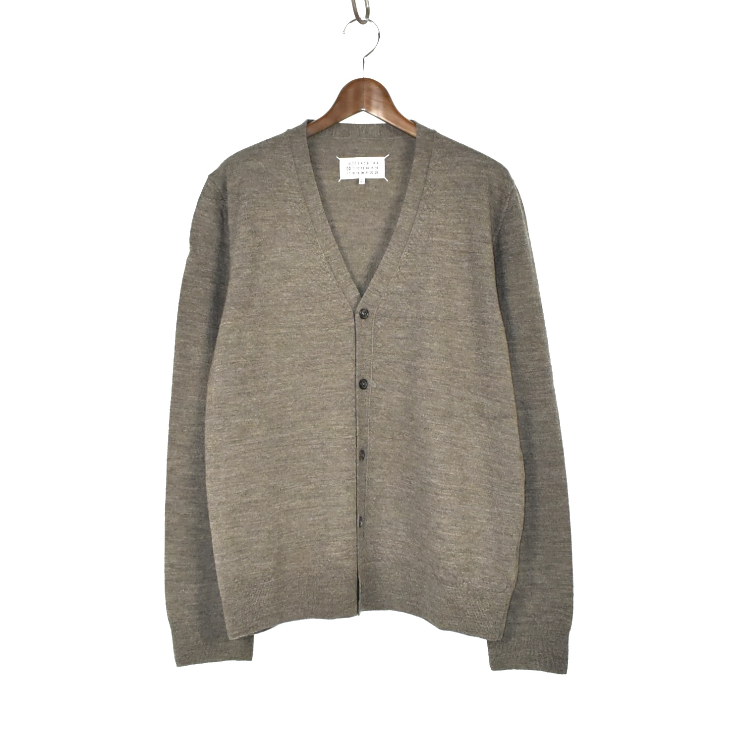 Maison Margiela Elbow Patch Cardigan walnut[S50HP0012]