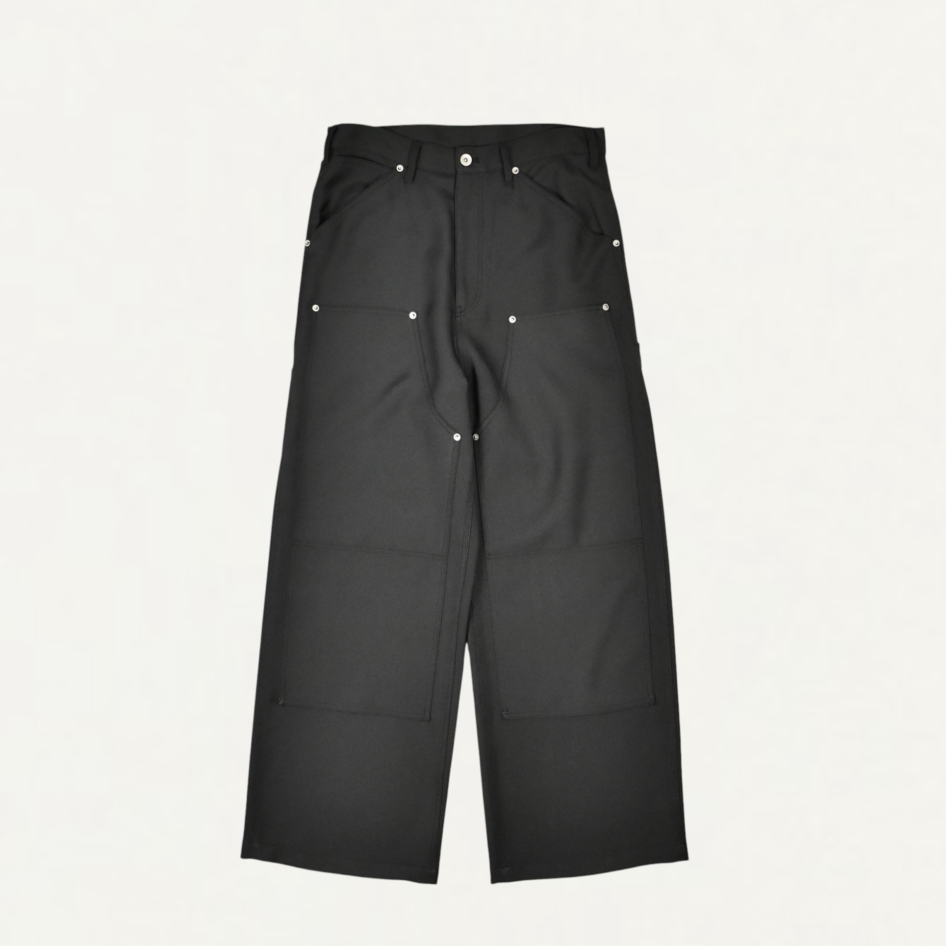 DAIRIKU "Painter" Pressed Wide Pants Black[DA-R-PP2]