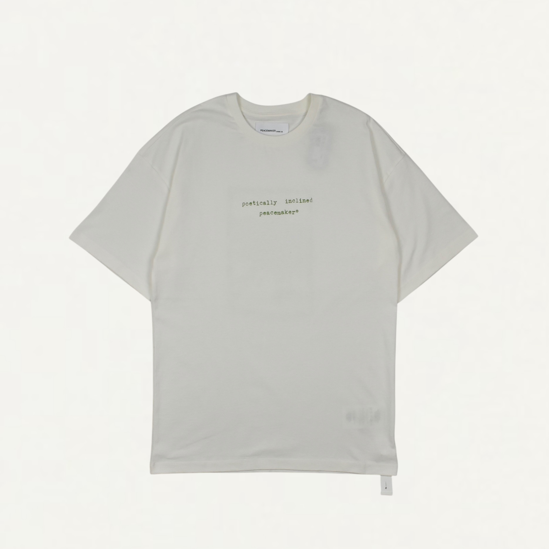 OAMC Peacemaker Loose Fit Tshirt Landart 02 Print White[PCM2OT02CJE00201]