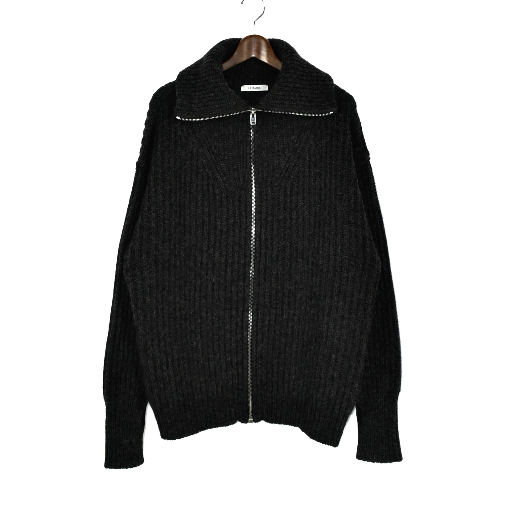 LEMAIRE Zipped Cardigan Dark Espresso[TO1260 LK1029]