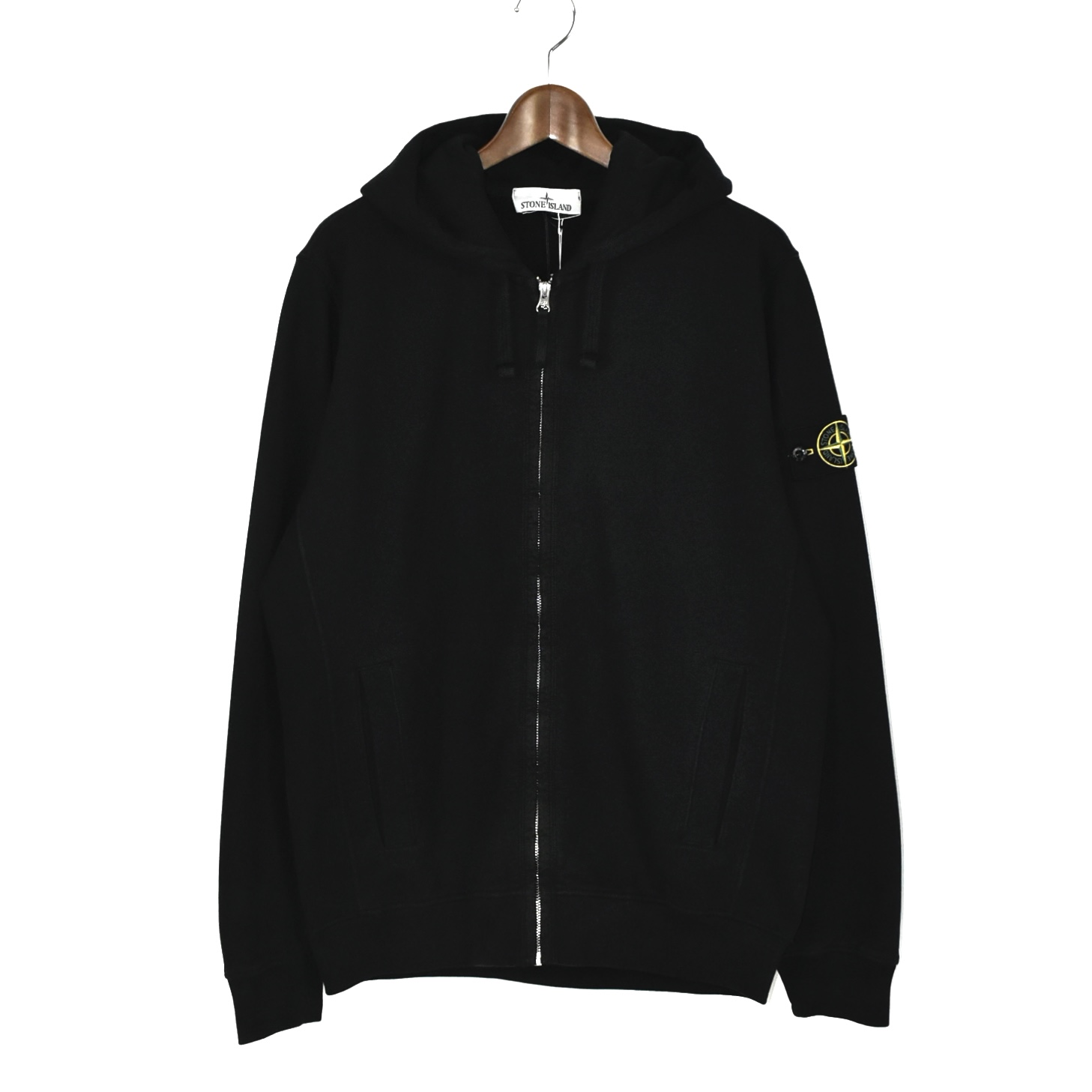 STONE ISLAND Organic Cotton Zip-Up Sweat Hoodie[81-156-35-20]