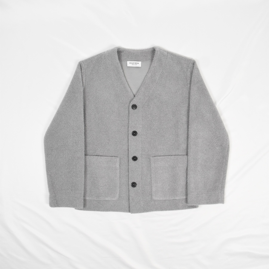 ROLD SKOV ROYAL CARDIGAN [Light Grey]