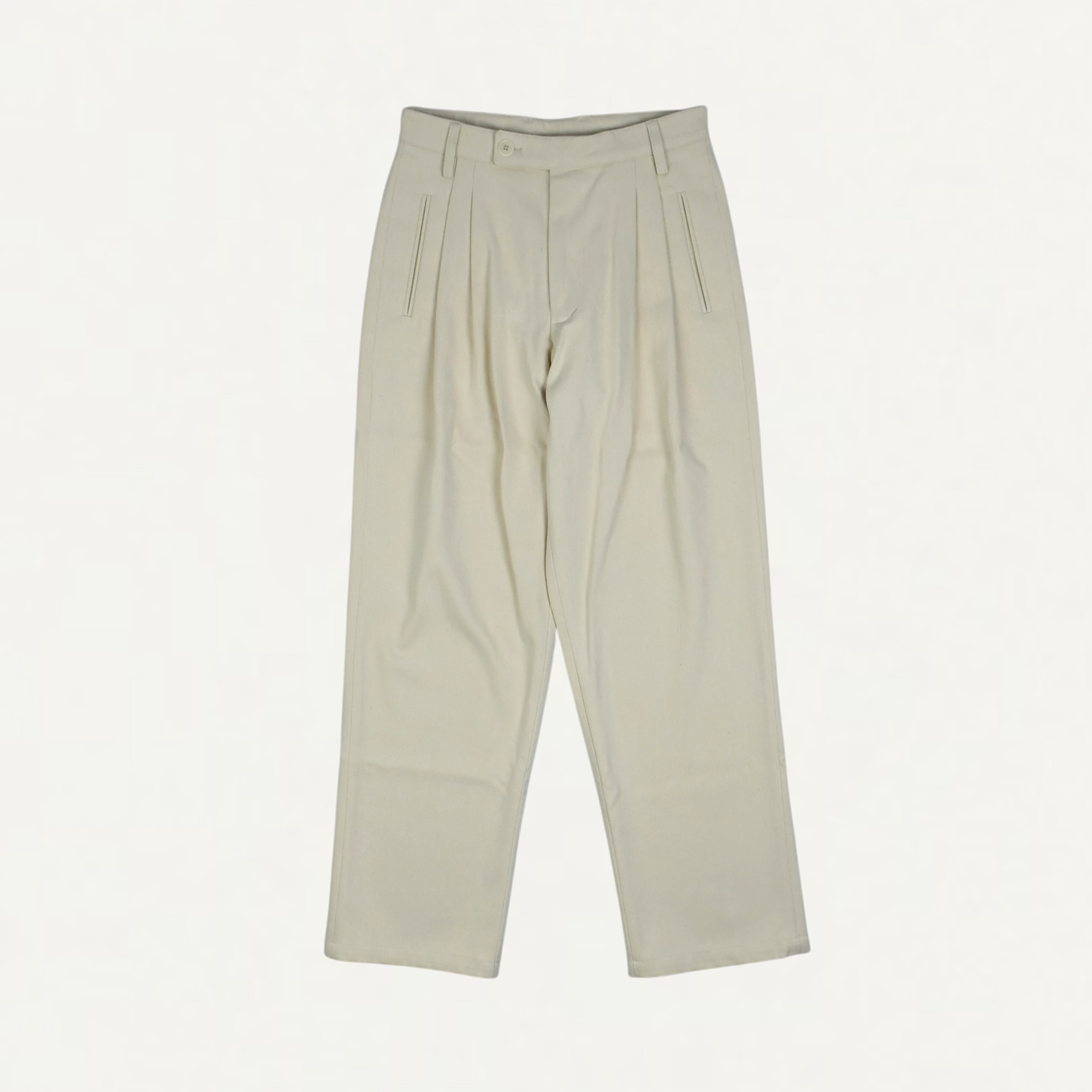 Colbo DOUBLE PLEAT PANTS NATURAL RAW DENIM[CO-AW26-P002]