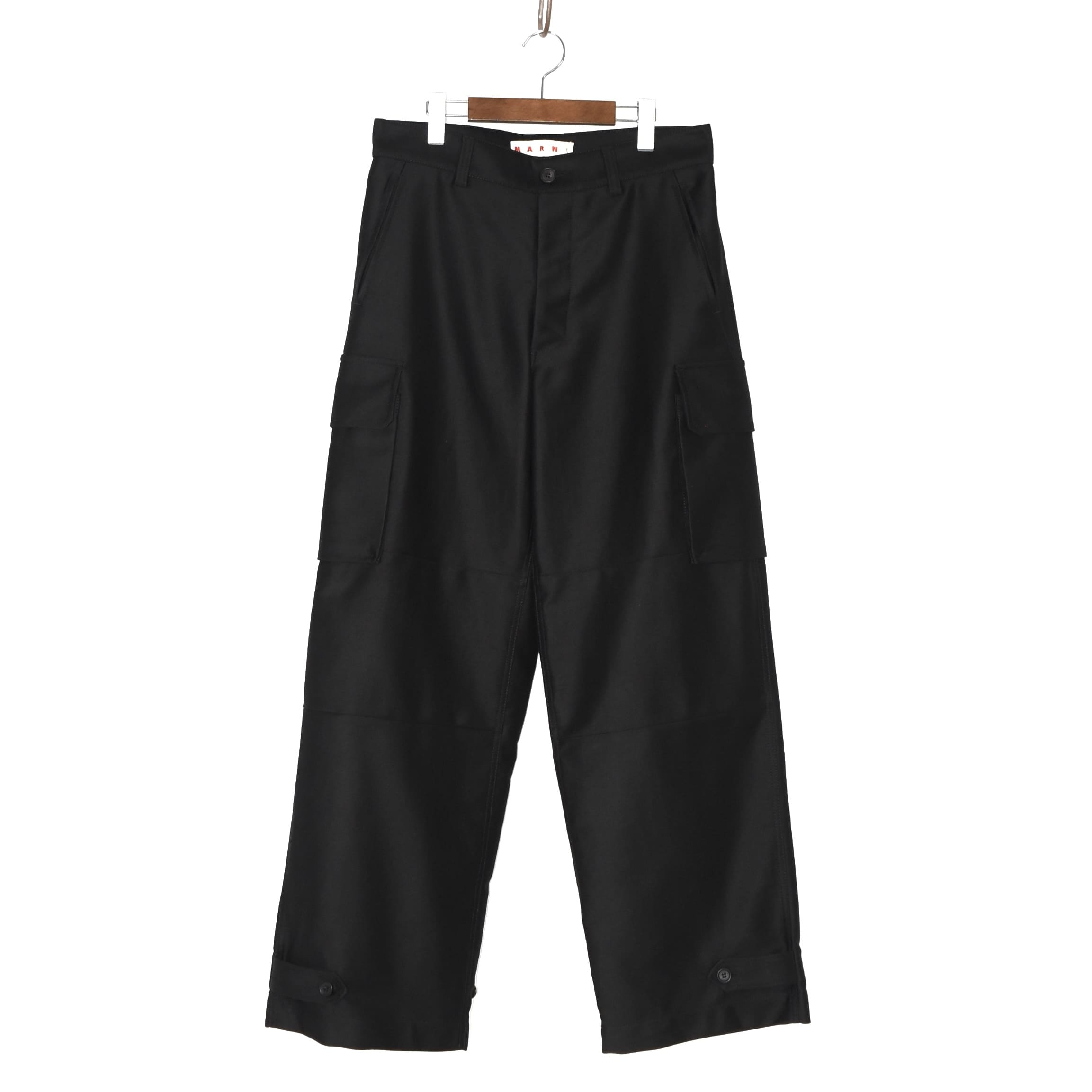 MARNI ORGANIC COTTON MOLESKIN CARGOPANTS[PUMU0169A1]