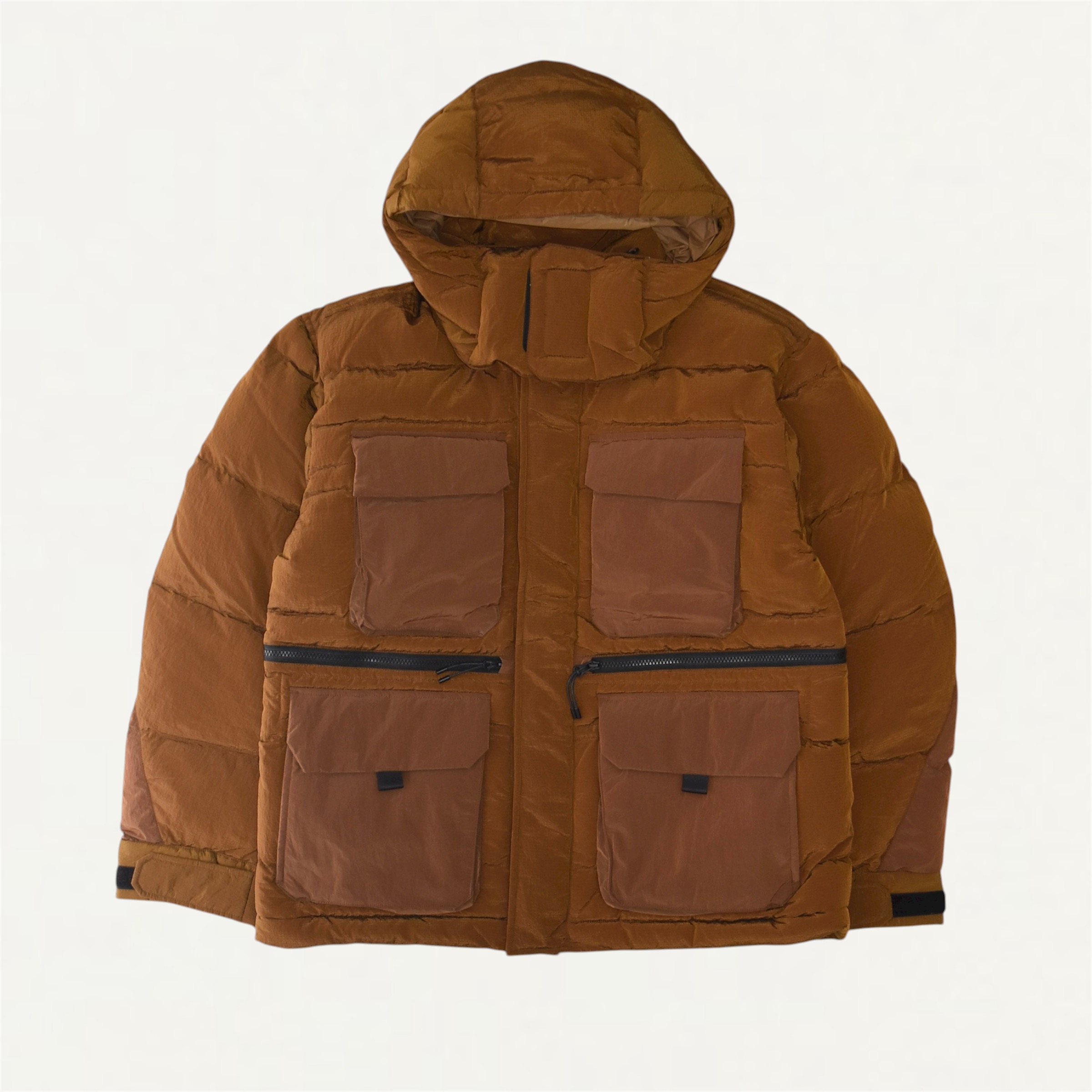 White Mountaineering WM×TAION RIPSTOP DOWN JACKET BROWN[WM2573209]