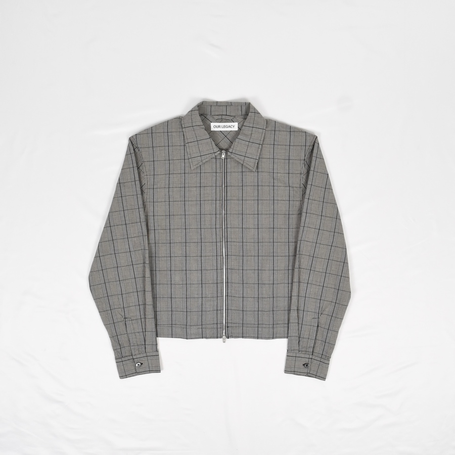 OUR LEGACY ZIP SHIRT [Bard Of Wales Rustic Weave]