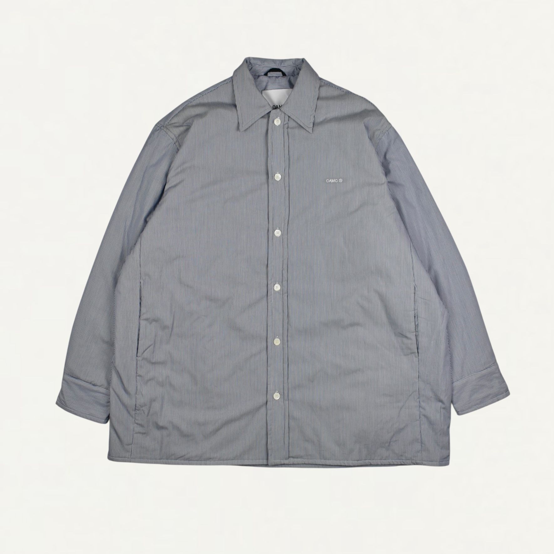 OAMC STRIPED PADDED SHIRT JACKET[OAF5MJ14BP]