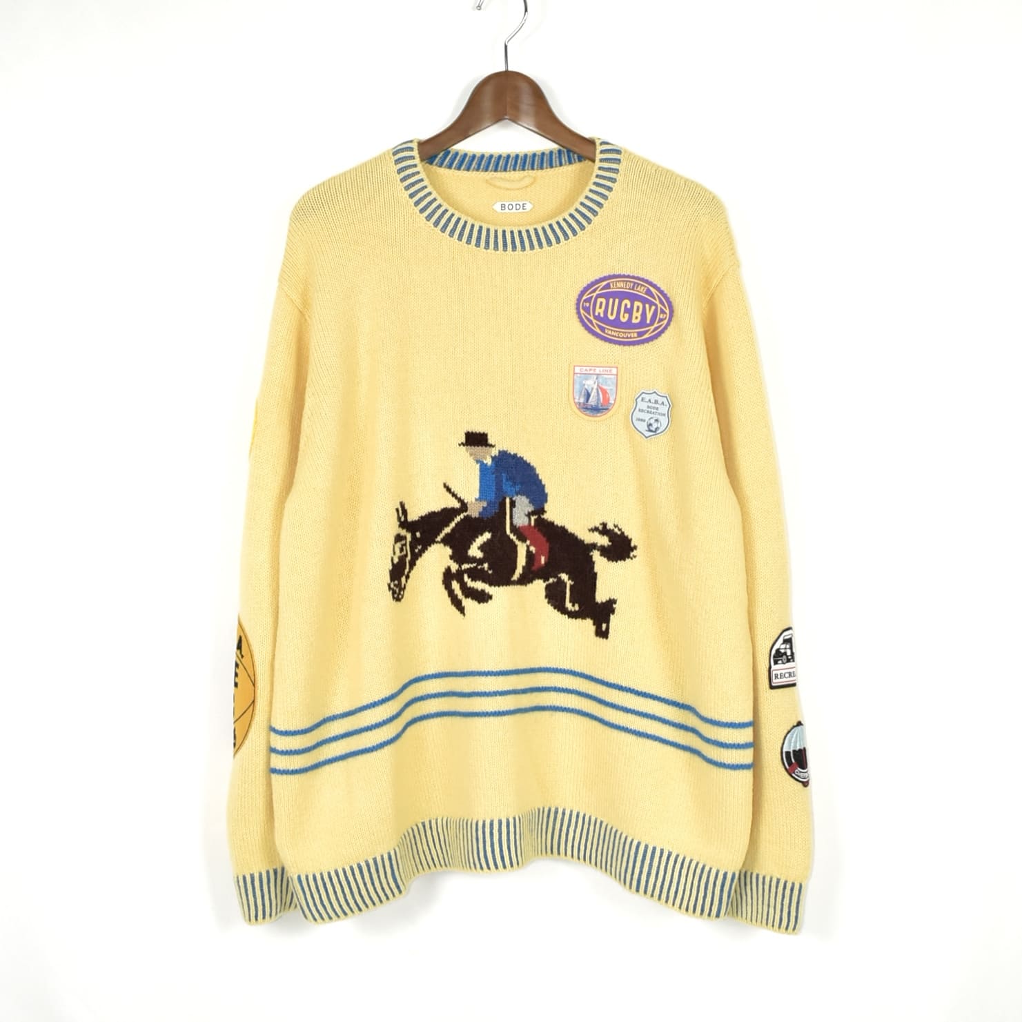 BODE JOCKEY SWEATER YELLOW[MRF24KT029]