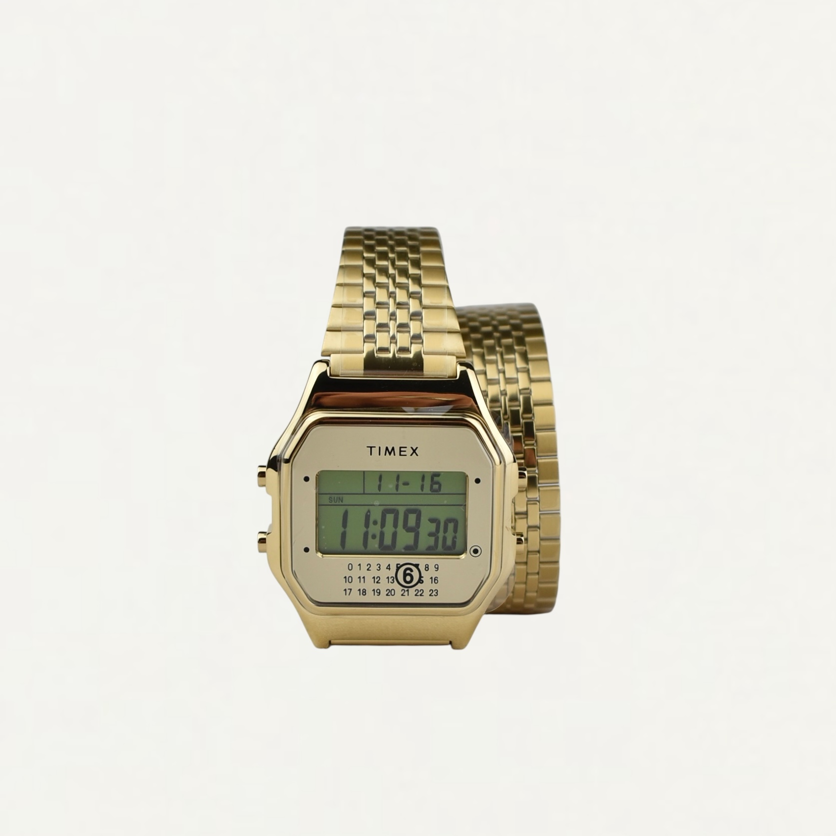MM6 MAISON MARGIELA×TIMEX T80 Gift Set w/ Extra Bracelet Gold[S33YW0002]
